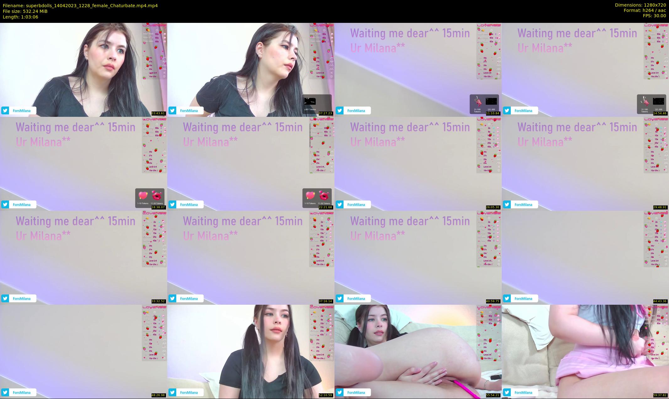 superbdolls — 64 minute Chaturbate couple cam show recording, 720p, Apr 14, 2023