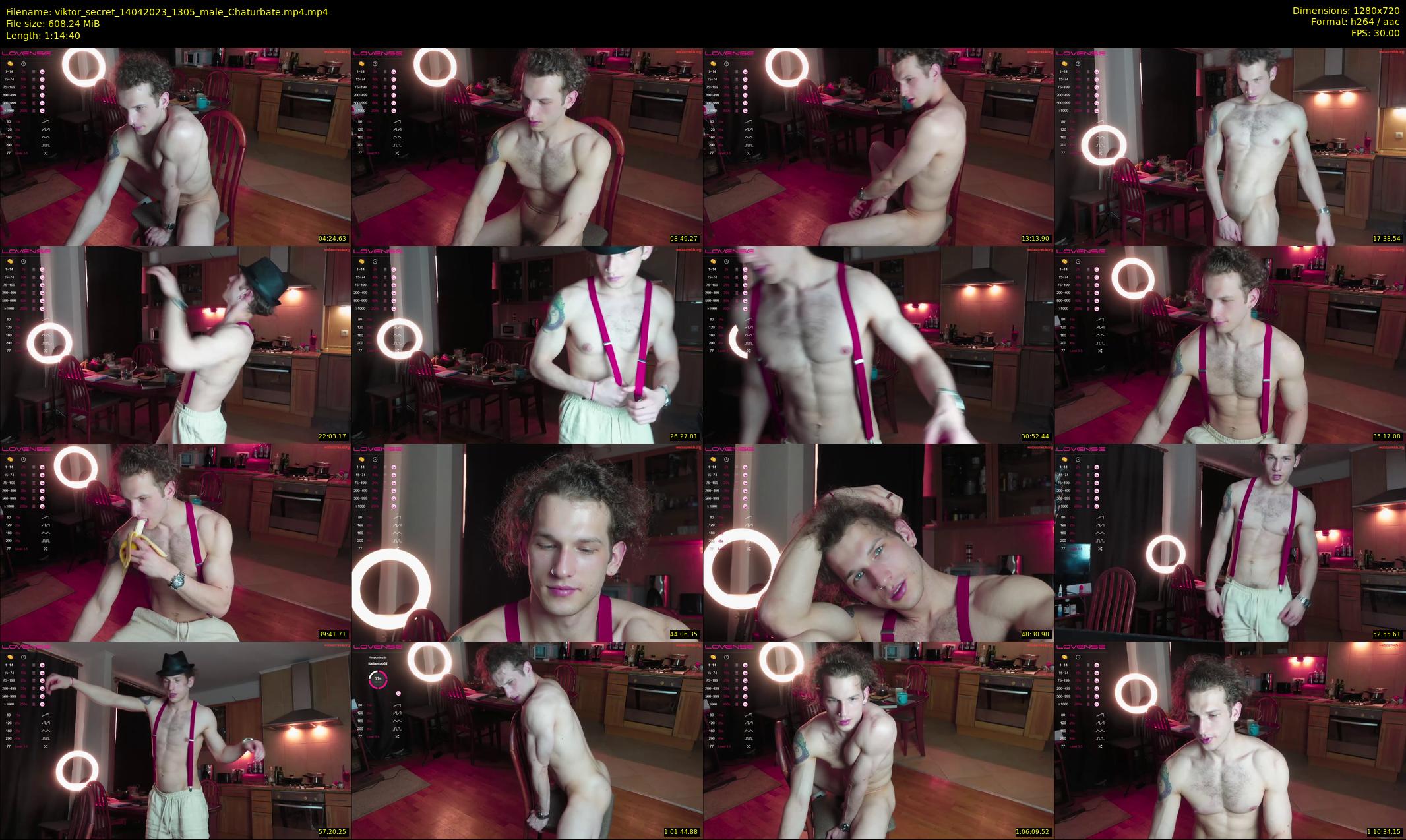 viktor_secret — 75 minute Chaturbate male cam show recording, 720p, Apr 14, 2023