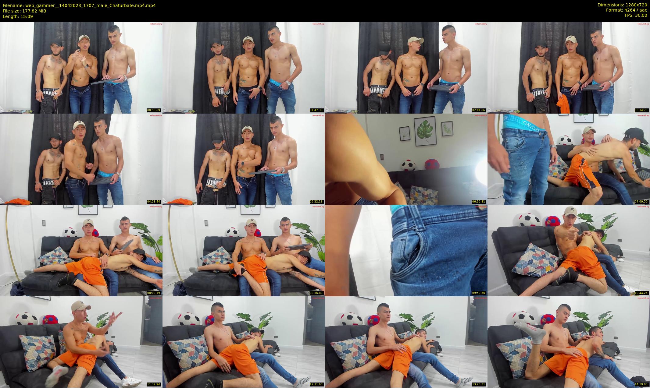 web_gammer_ — 16 minute Chaturbate male cam show recording, 720p, Apr 14, 2023