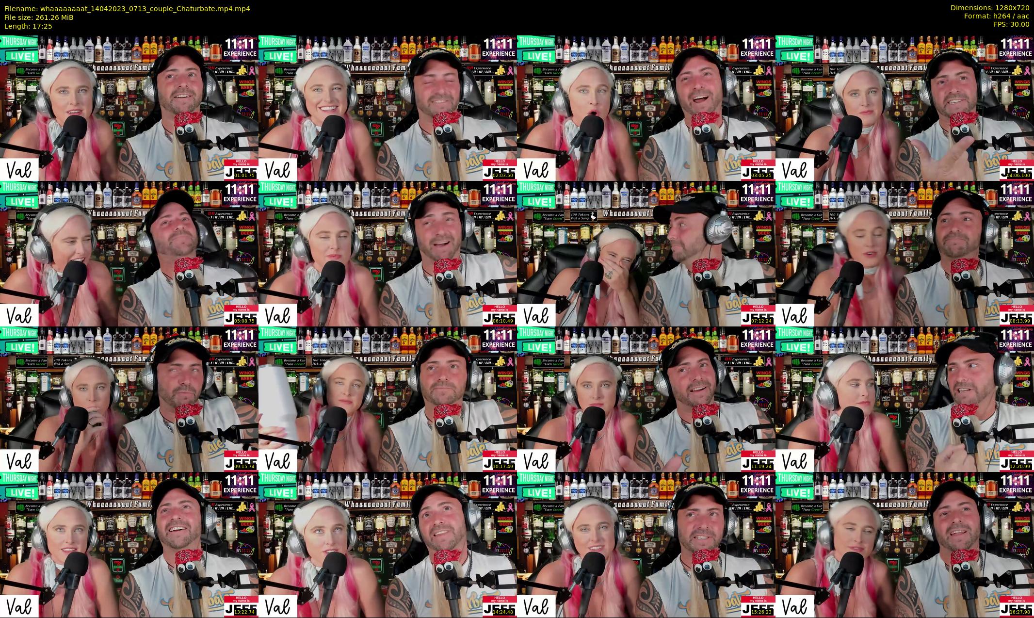whaaaaaaaat — 18 minute Chaturbate couple cam show recording, 720p, Apr 14, 2023