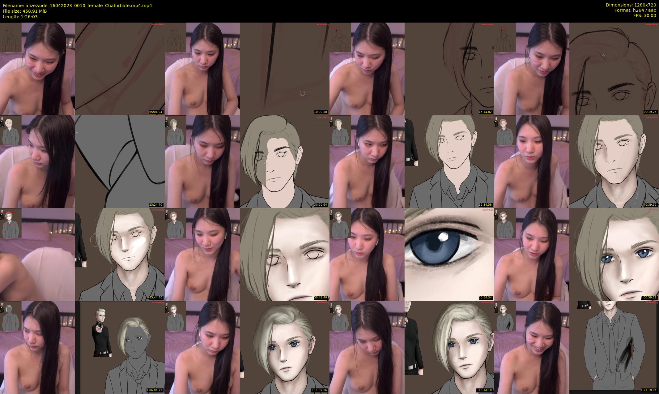 alizezaide — 87 minute Chaturbate female cam show recording, 720p, Apr 16, 2023