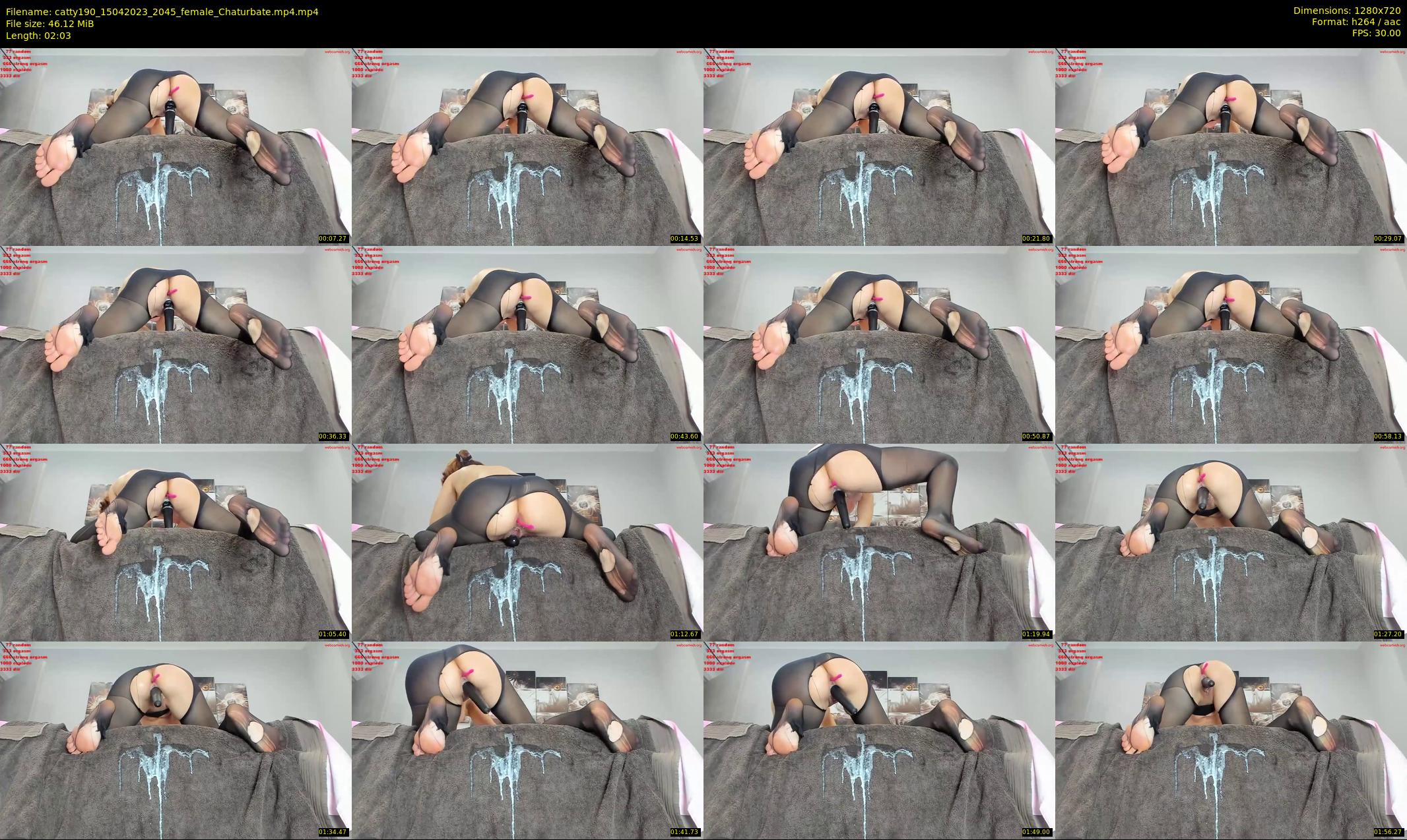 catty190 — 3 minute Chaturbate female cam show recording, 720p, Apr 15, 2023