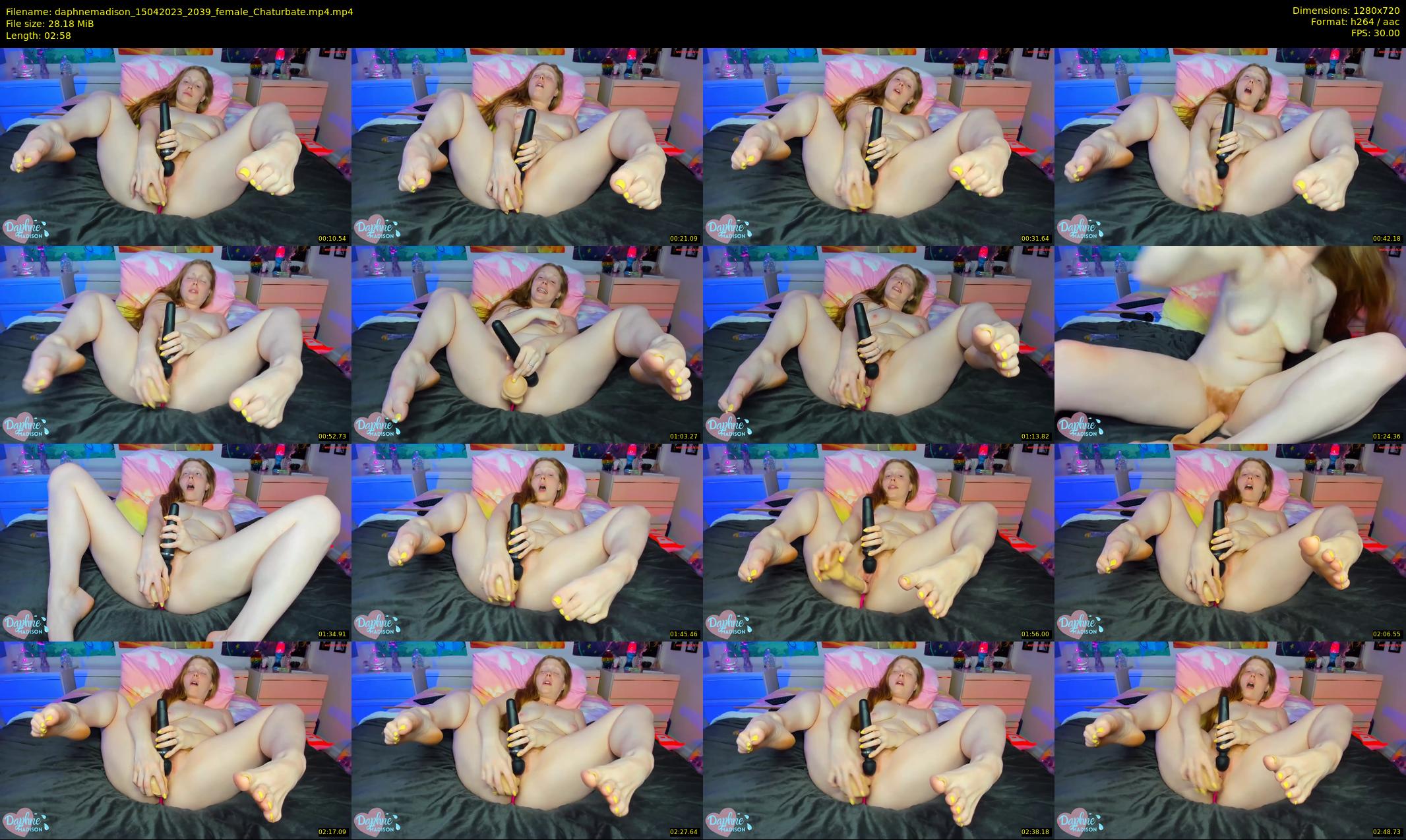 daphnemadison — 3 minute Chaturbate couple cam show recording, 720p, Apr 15, 2023