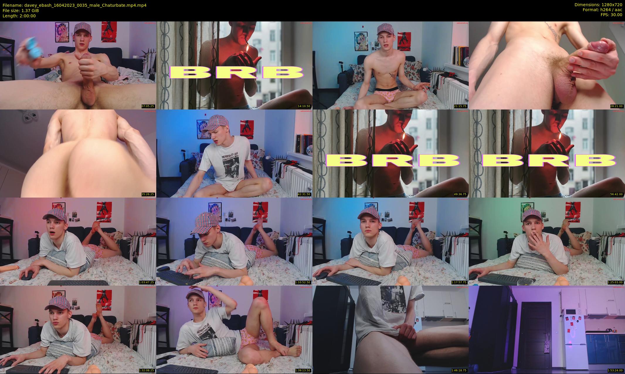 davey_ebash — 120 minute Chaturbate male cam show recording, 720p, Apr 16, 2023