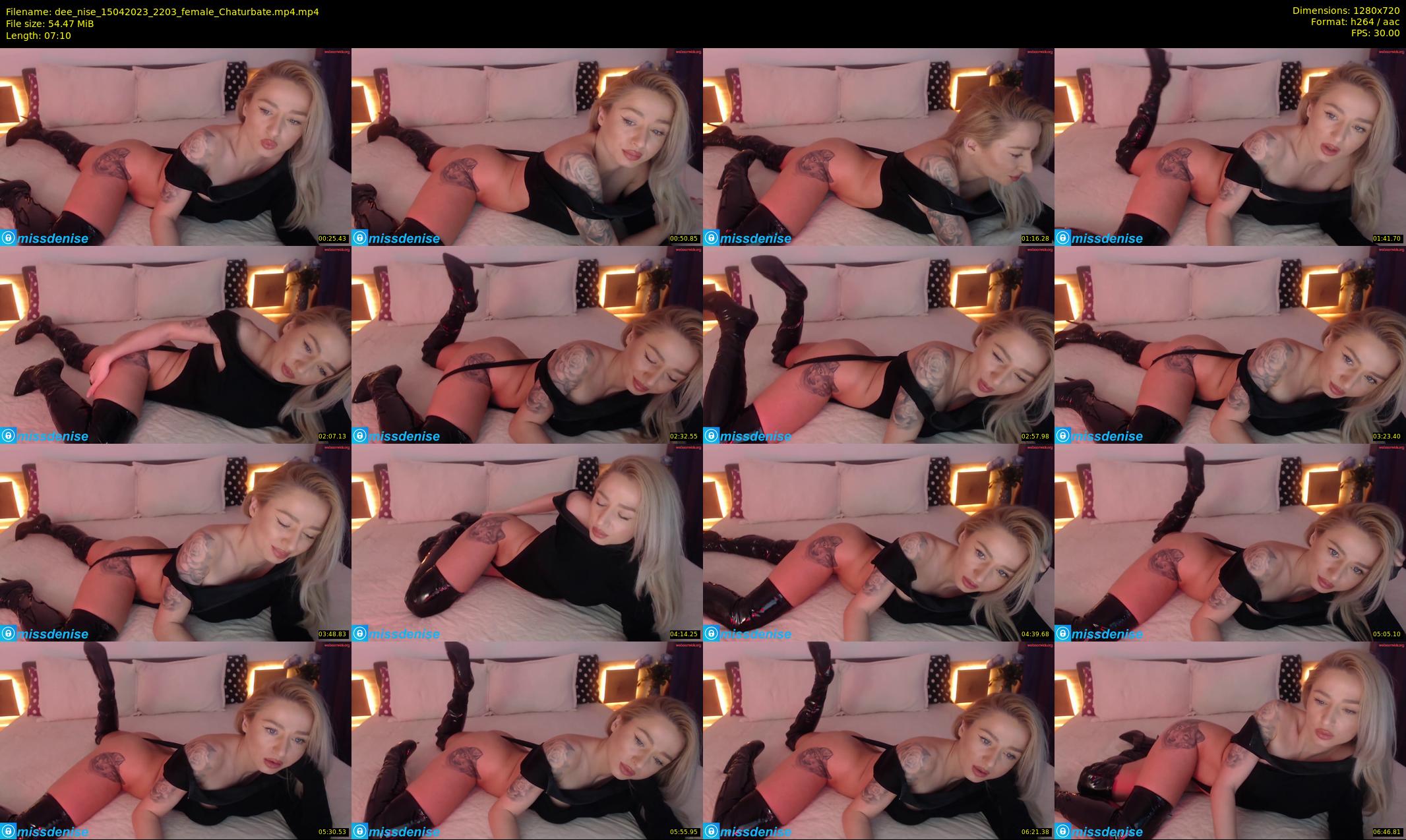 dee_nise — 8 minute Chaturbate female cam show recording, 720p, Apr 15, 2023