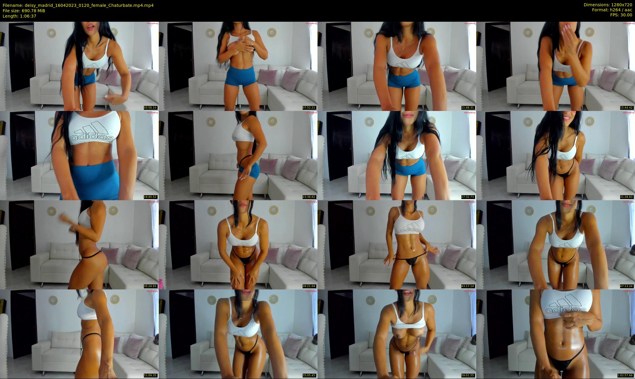 deisy_madrid — 67 minute Chaturbate female cam show recording, 720p, Apr 16, 2023