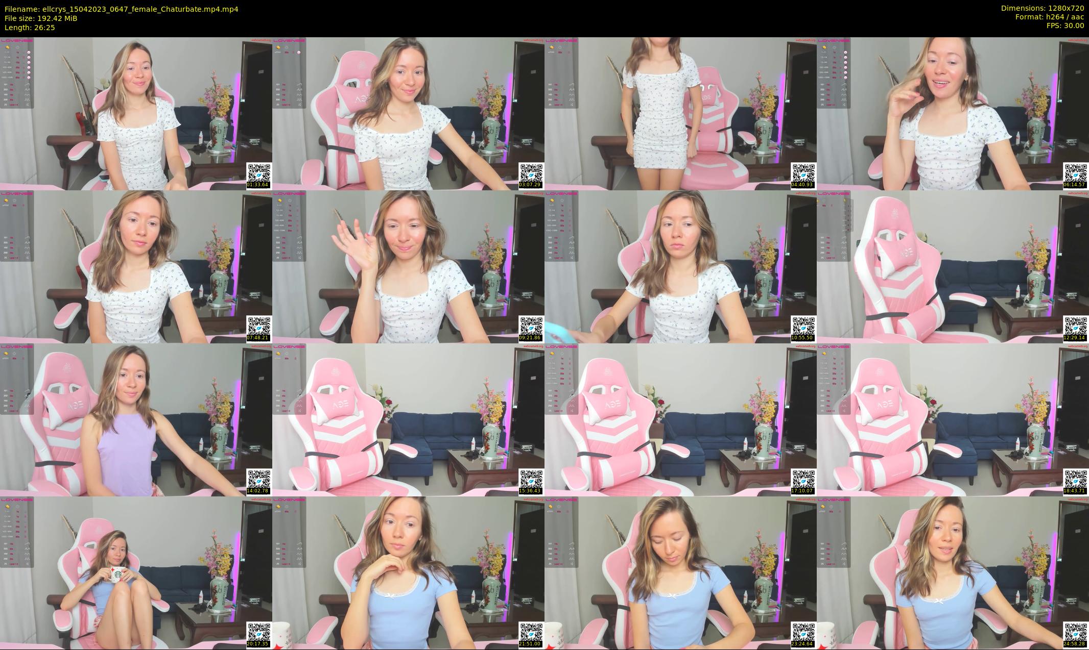 ellcrys — 27 minute Chaturbate couple cam show recording, 720p, Apr 15, 2023