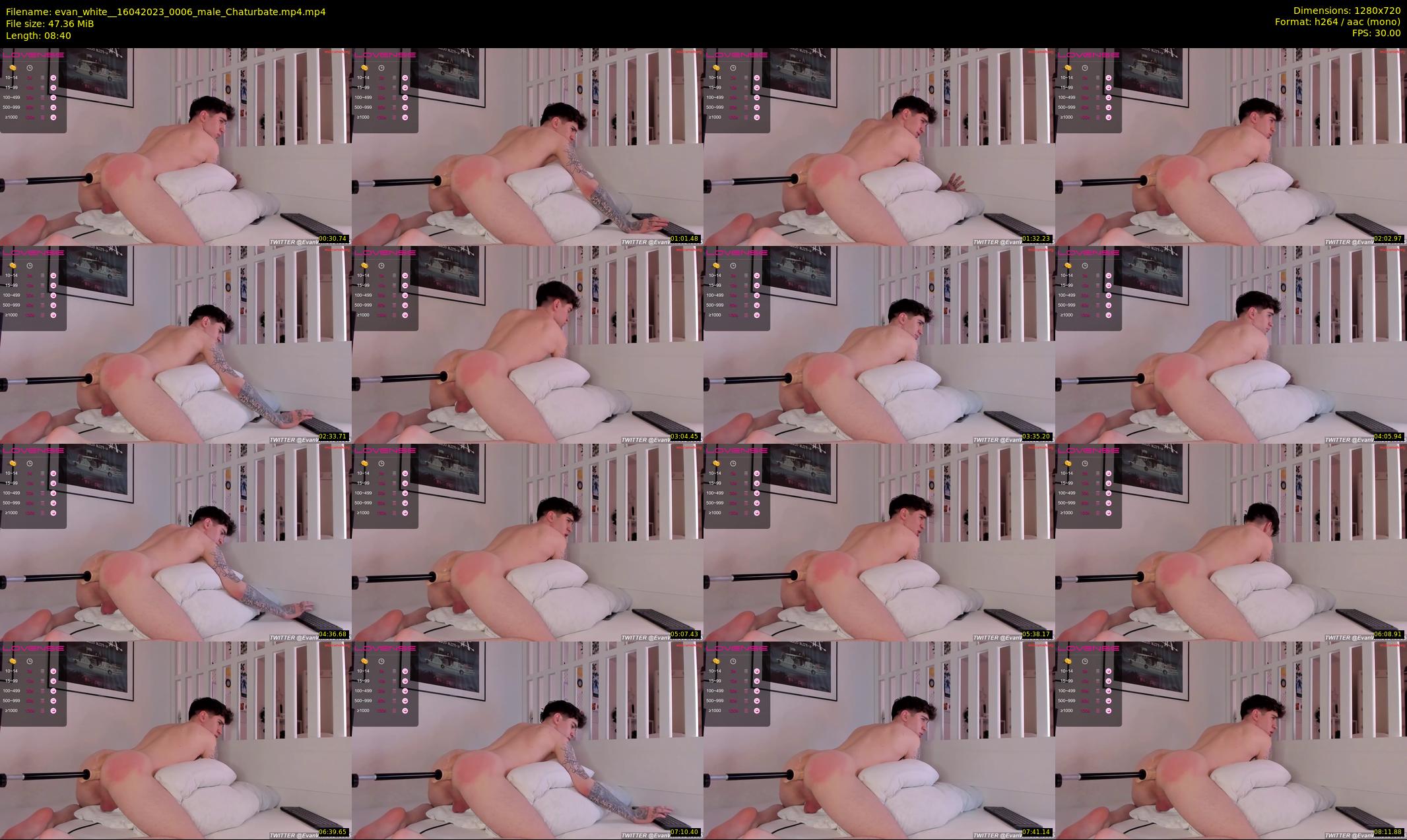 evan_white_ — 9 minute Chaturbate male cam show recording, 720p, Apr 16, 2023
