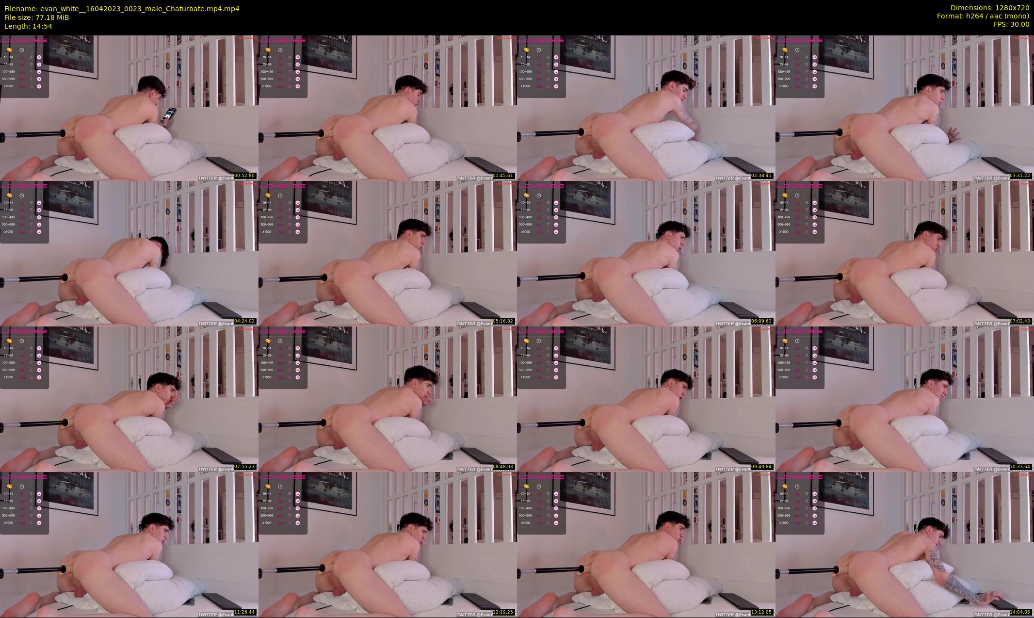evan_white_ — 15 minute Chaturbate male cam show recording, 720p, Apr 16, 2023