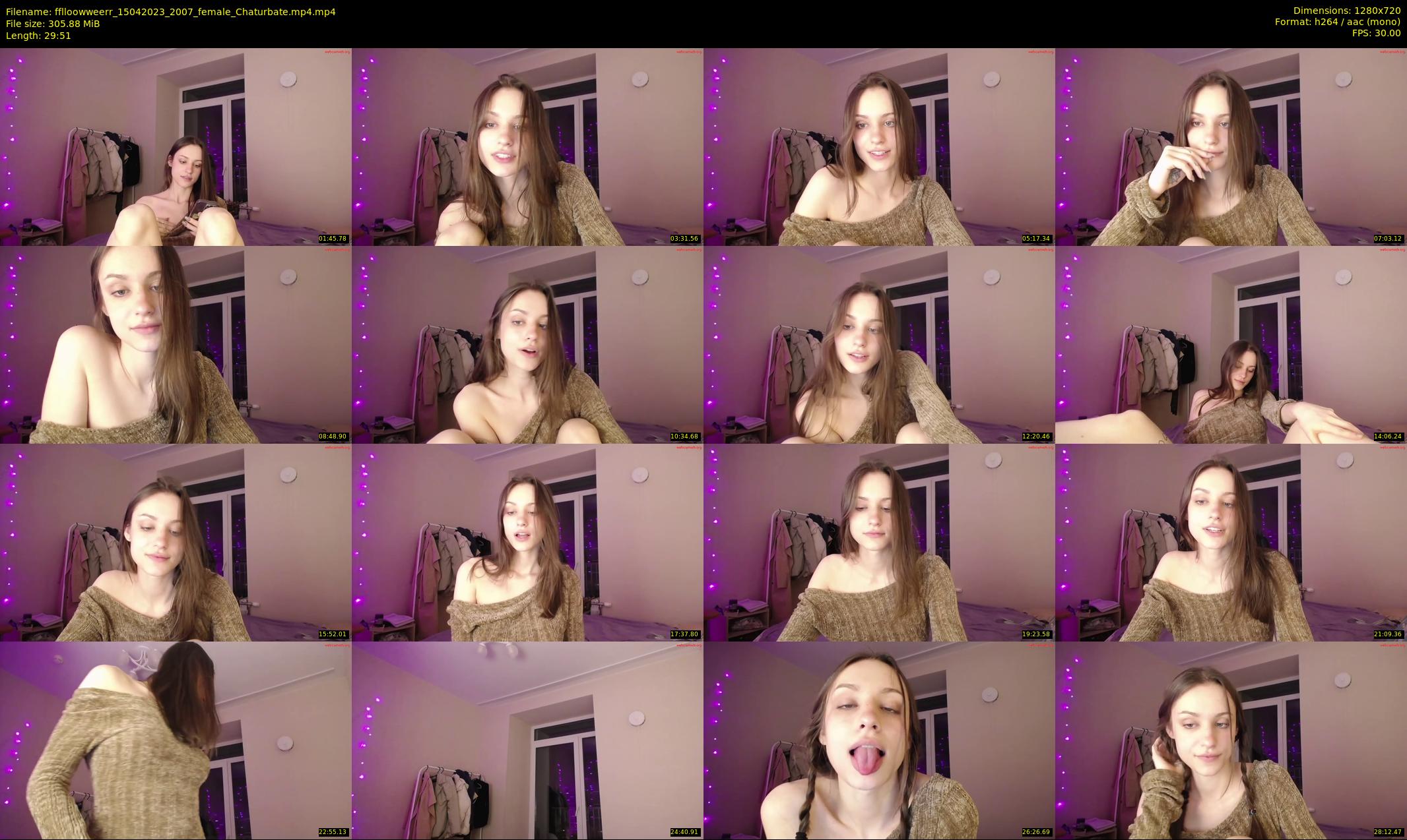 fflloowweerr — 30 minute Chaturbate couple cam show recording, 720p, Apr 15, 2023