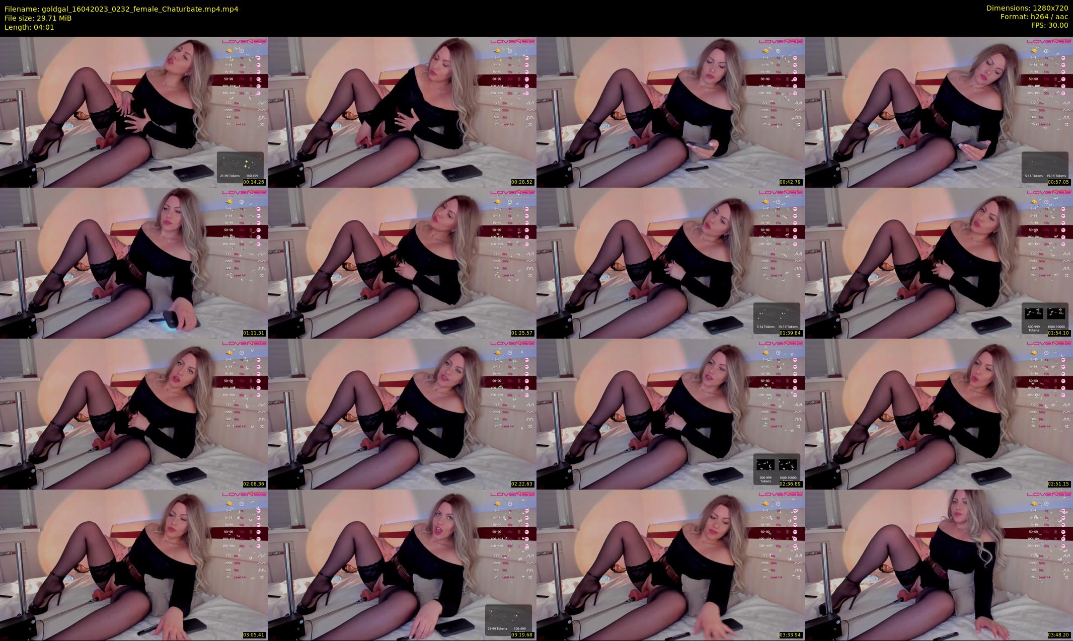 goldgal — 5 minute Chaturbate female cam show recording, 720p, Apr 16, 2023