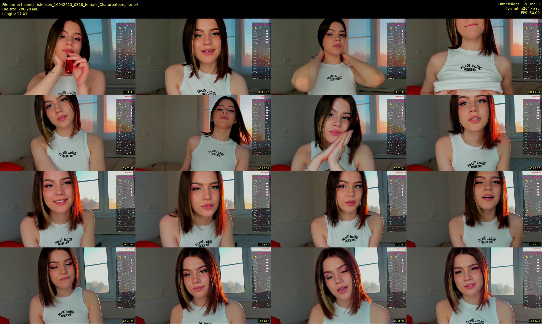 helenchristensen — 18 minute Chaturbate female cam show recording, 720p, Apr 16, 2023
