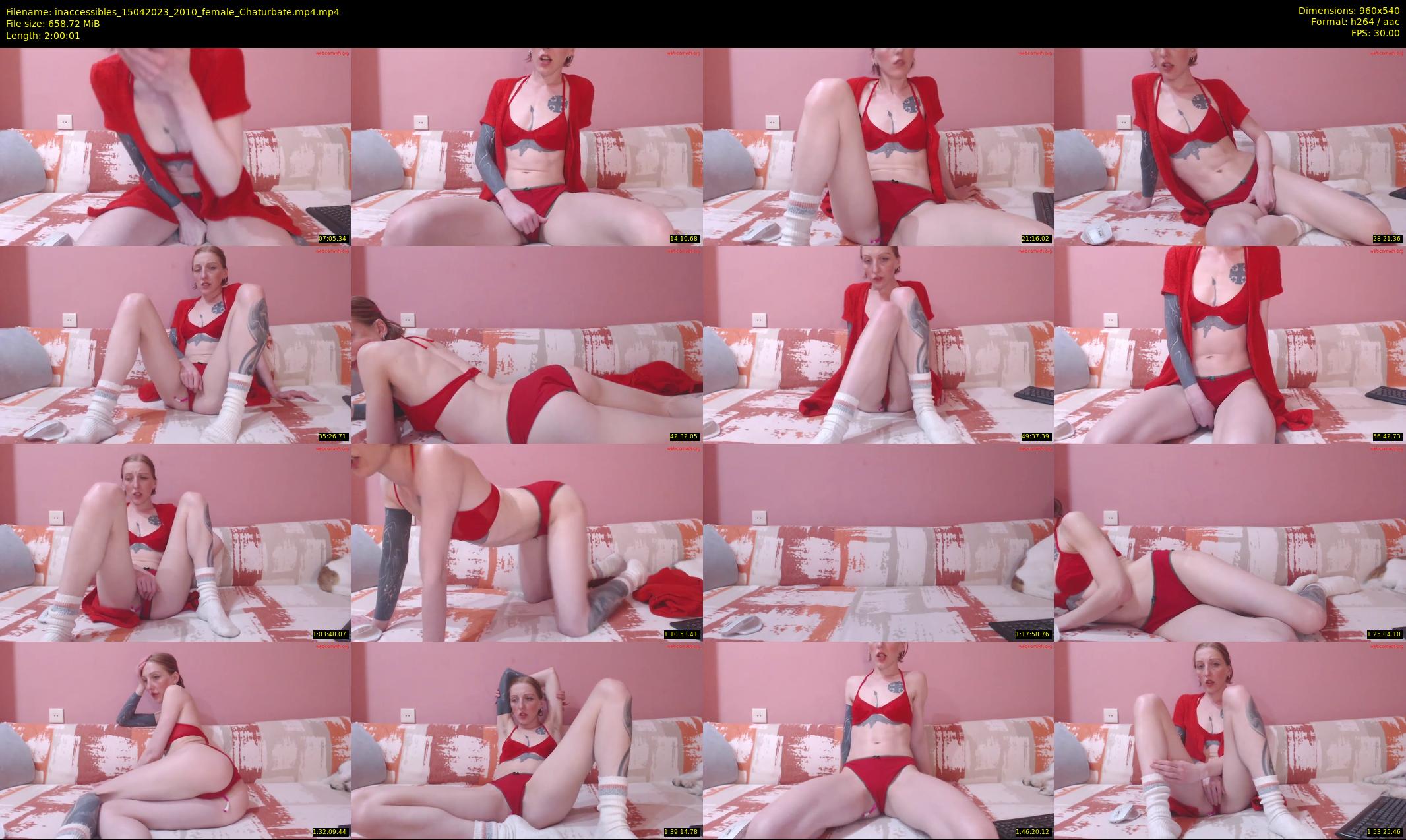 inaccessibles — 121 minute Chaturbate female cam show recording, 480p, Apr 15, 2023