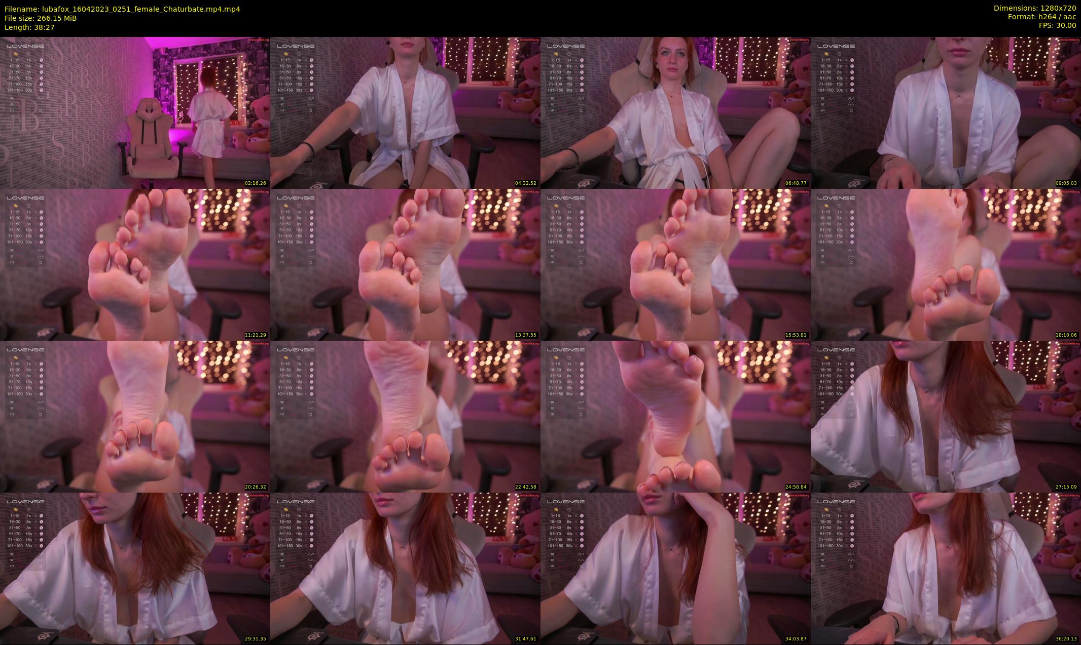 lubafox — 39 minute Chaturbate female cam show recording, 720p, Apr 16, 2023