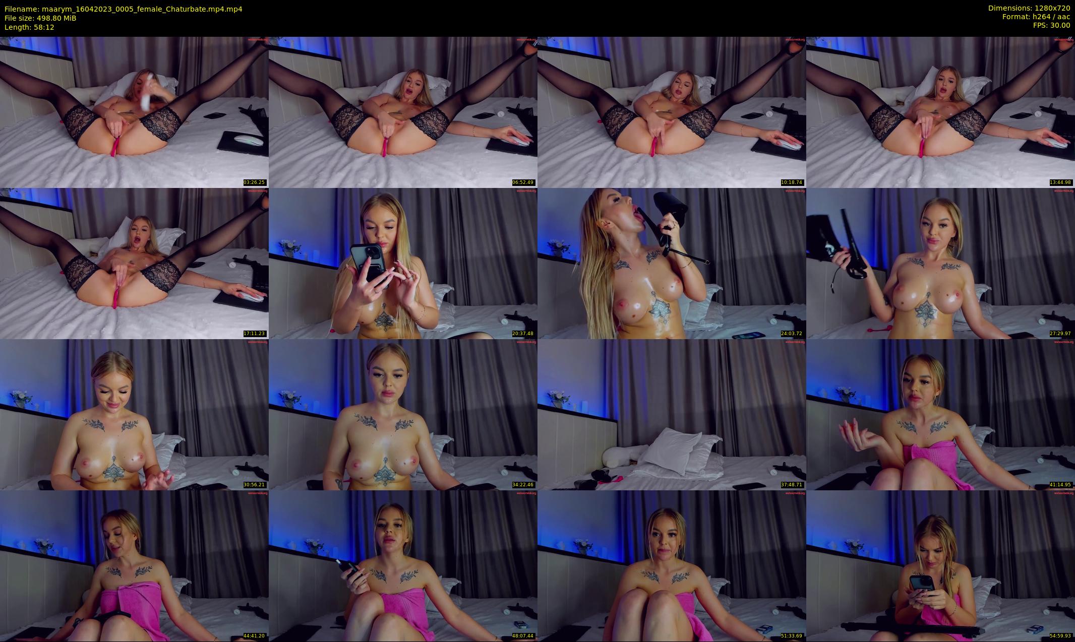 maarym — 59 minute Chaturbate couple cam show recording, 720p, Apr 16, 2023
