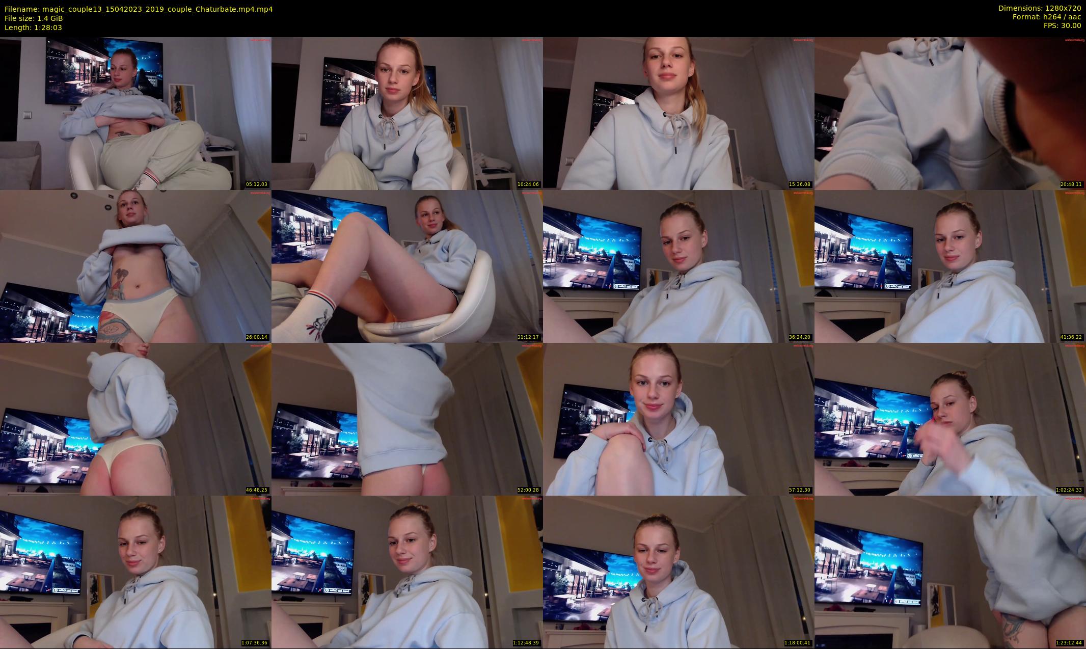 magic_couple13 — 89 minute Chaturbate couple cam show recording, 720p, Apr 15, 2023