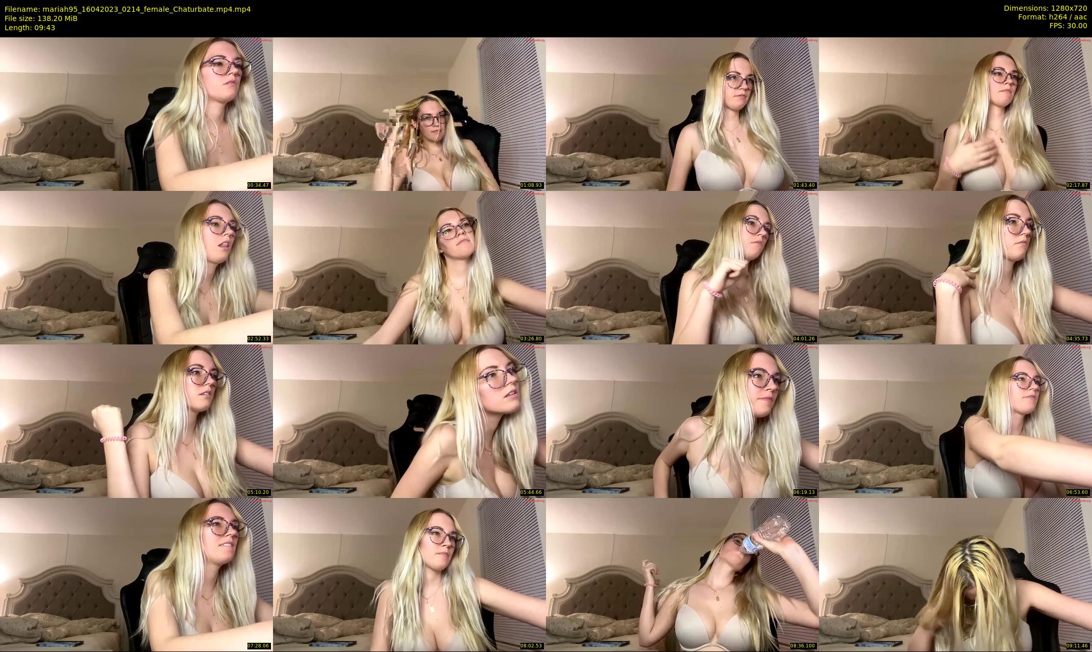 mariah95 — 10 minute Chaturbate female cam show recording, 720p, Apr 16, 2023