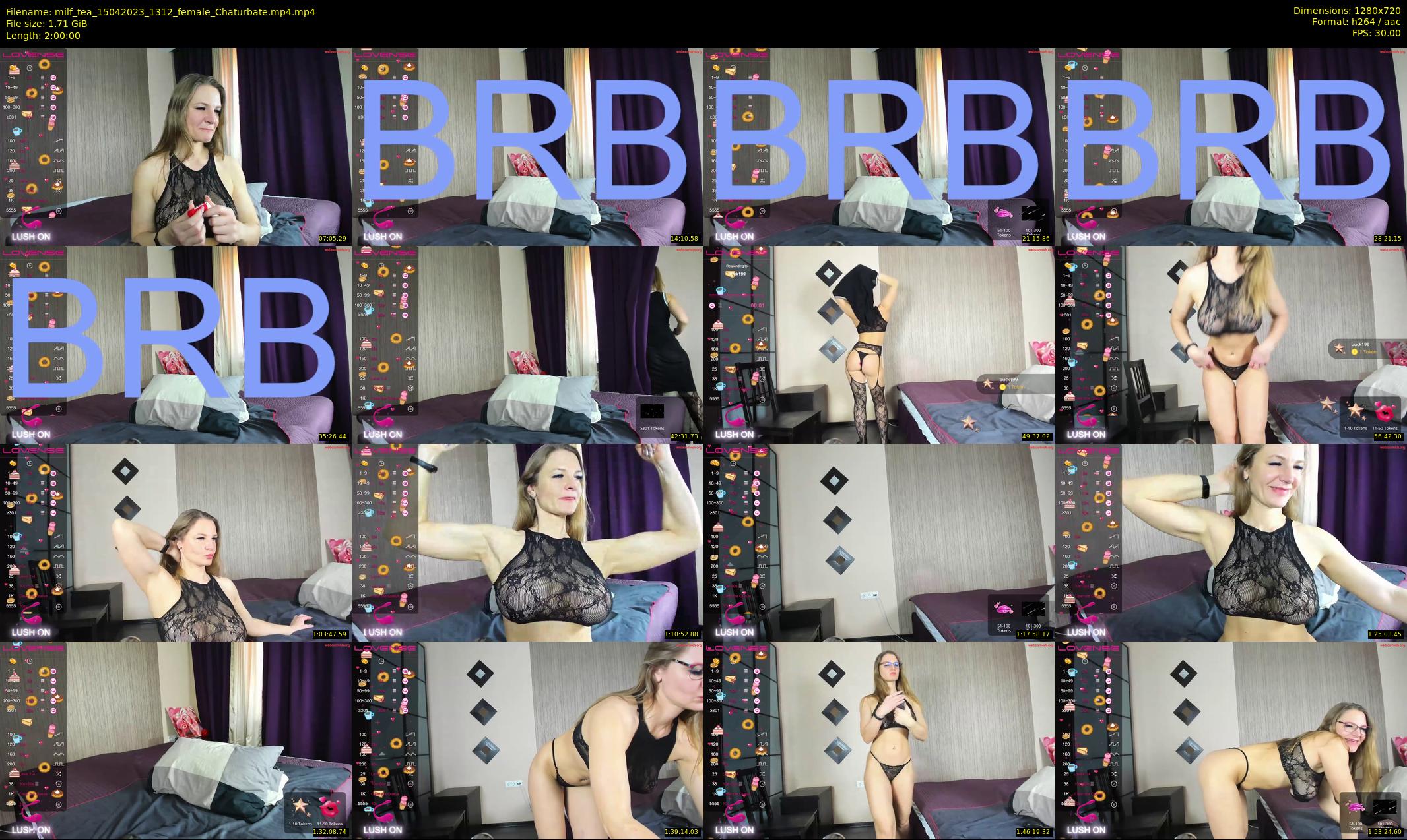 milf_tea — 120 minute Chaturbate female cam show recording, 720p, Apr 15, 2023