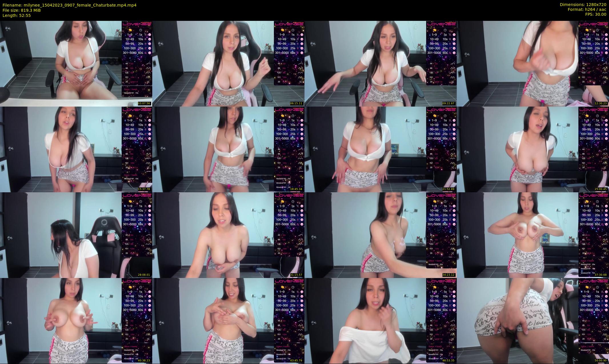 milynee — 53 minute Chaturbate female cam show recording, 720p, Apr 15, 2023