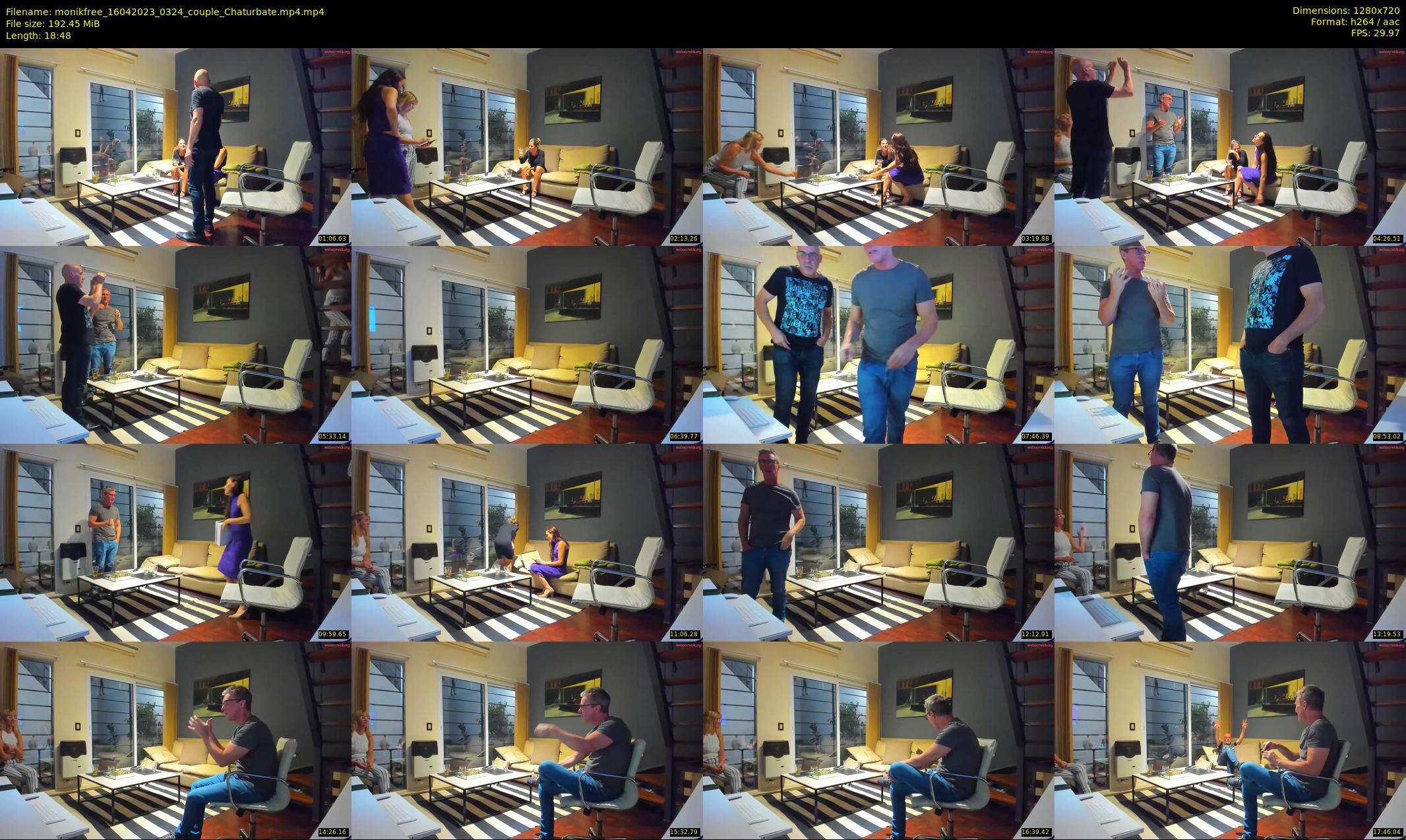 monikfree — 19 minute Chaturbate couple cam show recording, 720p, Apr 16, 2023