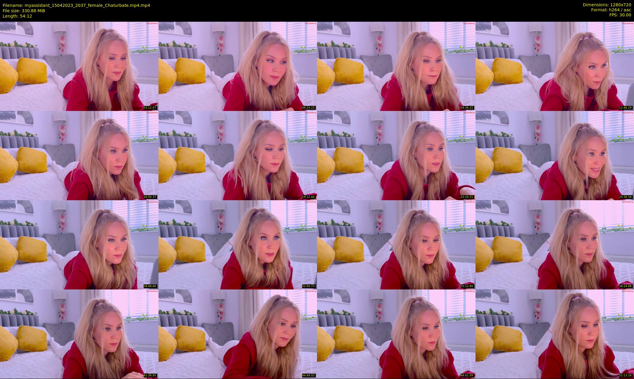 myassistant — 55 minute Chaturbate female cam show recording, 720p, Apr 15, 2023