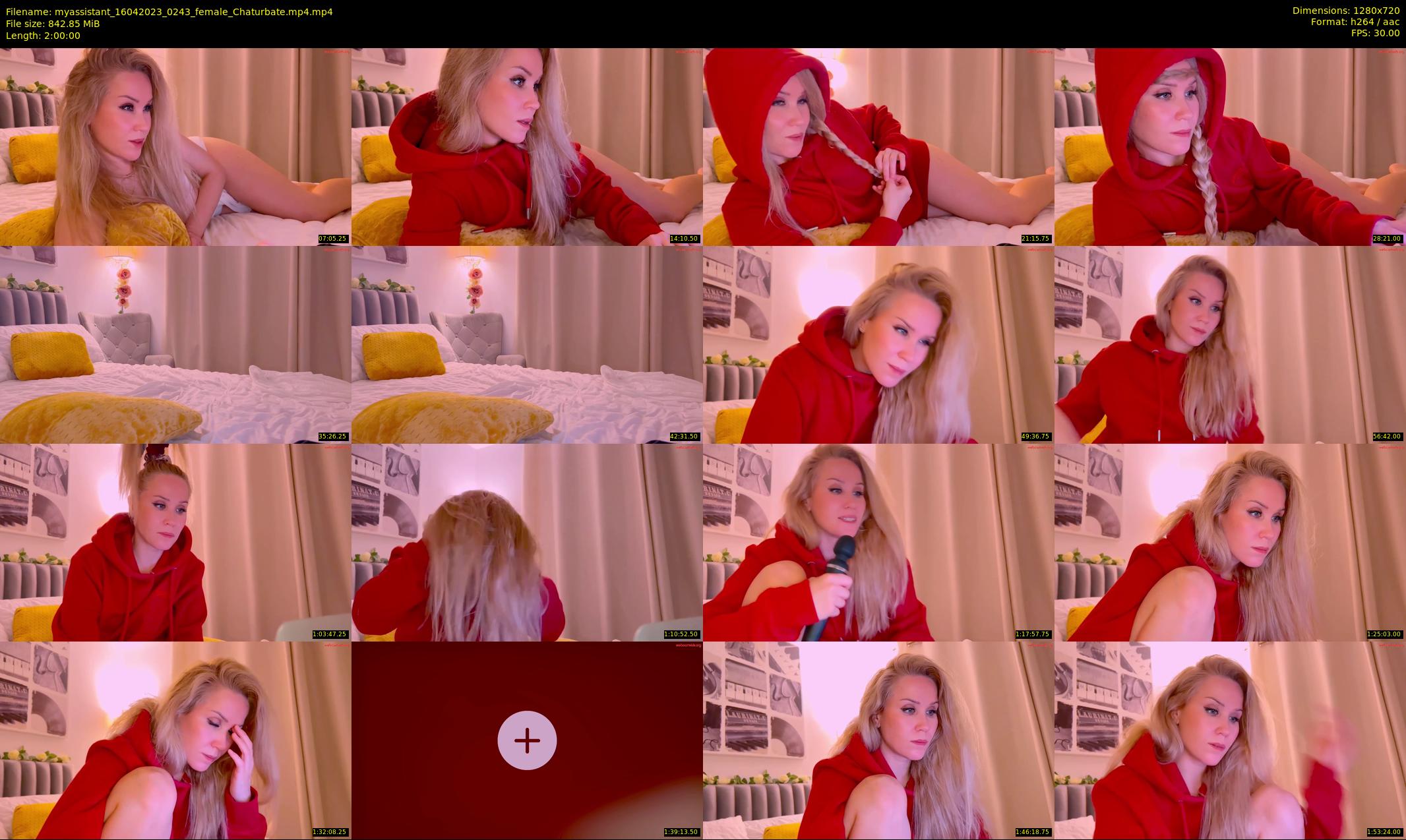 myassistant — 120 minute Chaturbate female cam show recording, 720p, Apr 16, 2023
