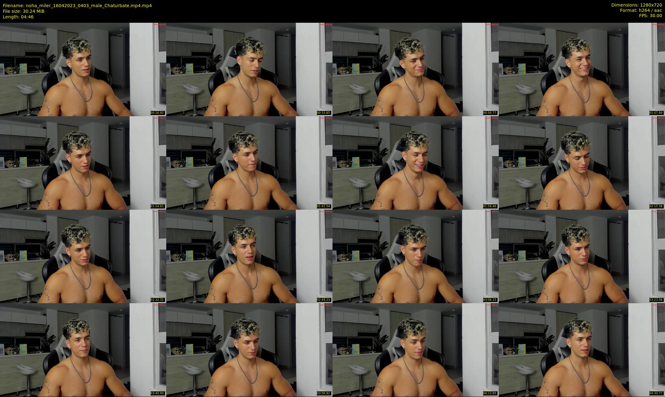 noha_miler — 5 minute Chaturbate male cam show recording, 720p, Apr 16, 2023