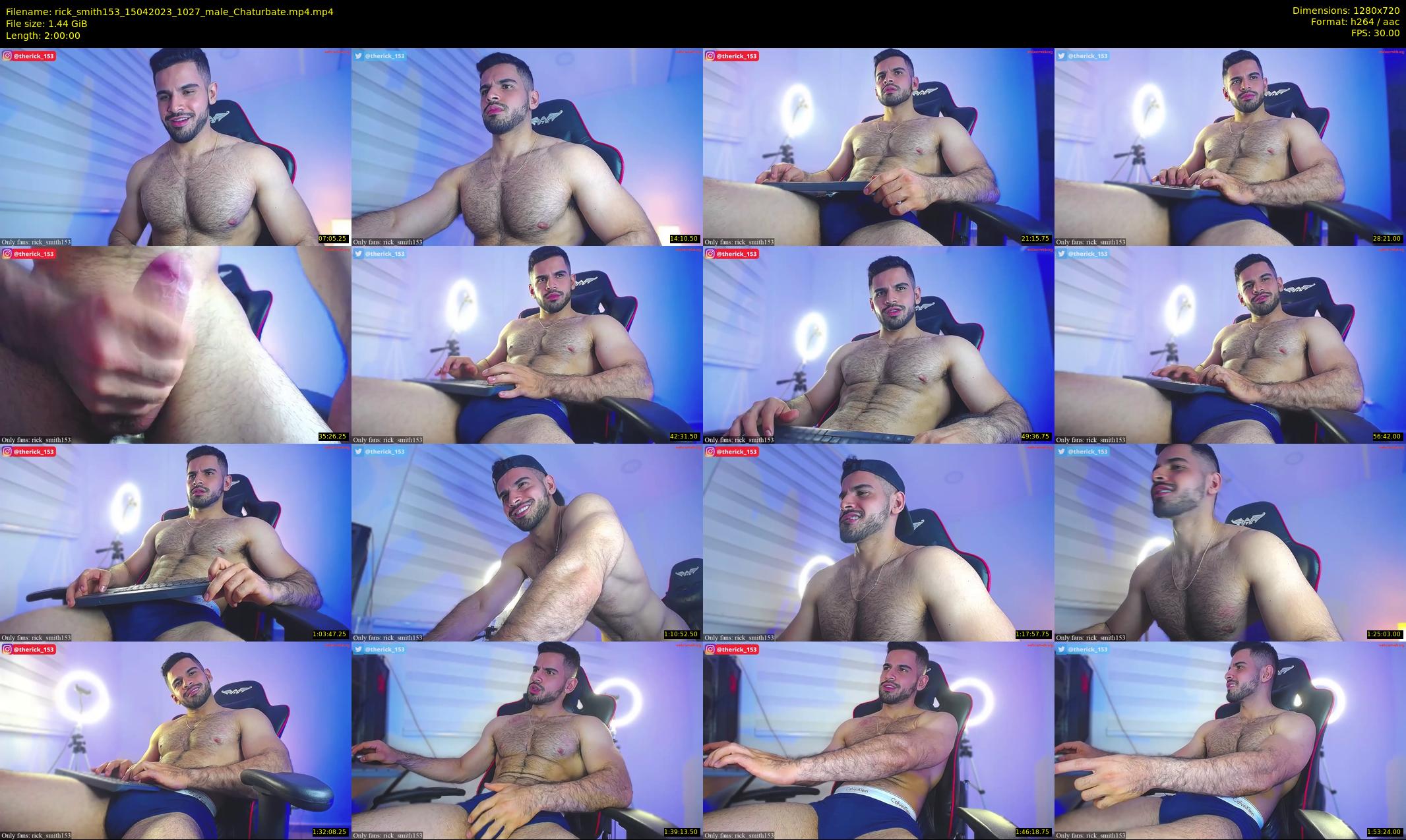 rick_smith153 — 120 minute Chaturbate male cam show recording, 720p, Apr 15, 2023