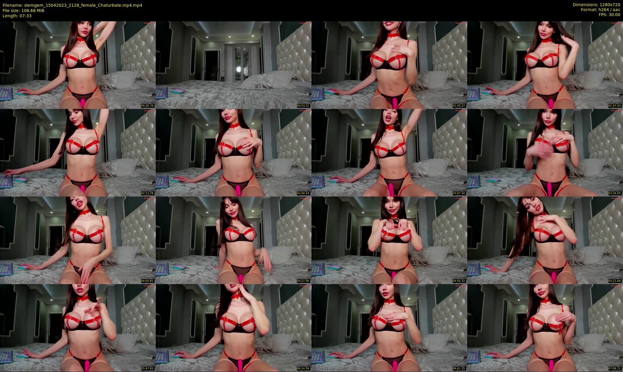 slemgem — 8 minute Chaturbate couple cam show recording, 720p, Apr 15, 2023