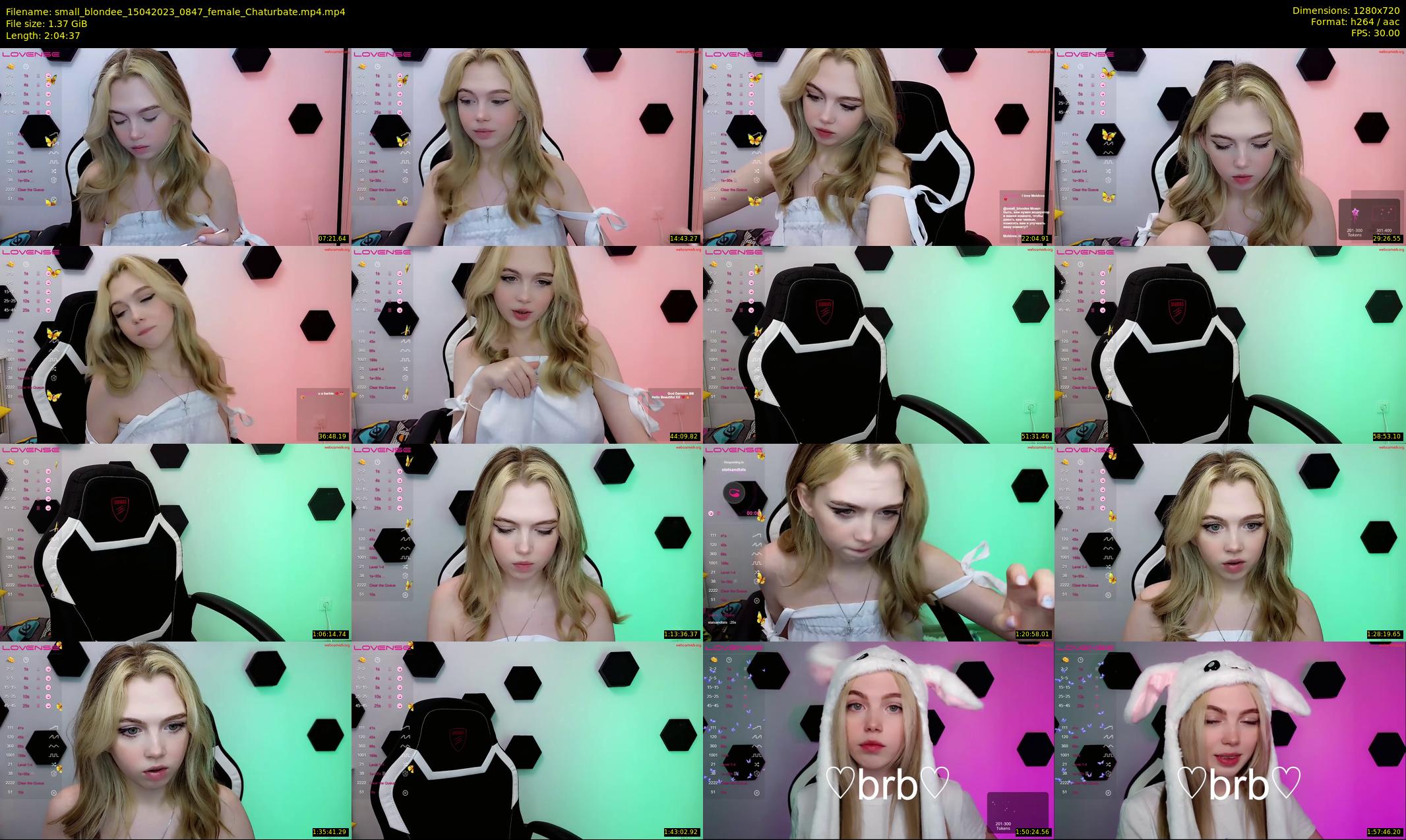 small_blondee — 125 minute Chaturbate female cam show recording, 720p, Apr 15, 2023