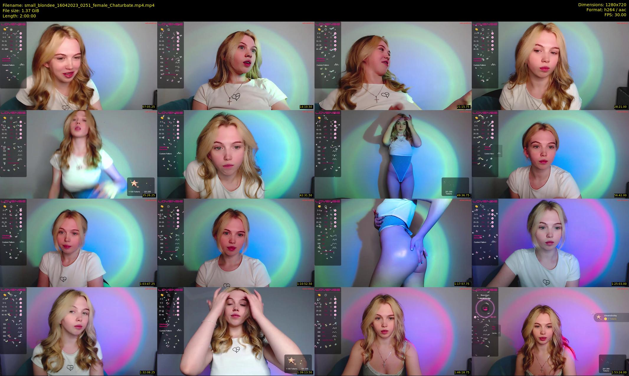 small_blondee — 120 minute Chaturbate female cam show recording, 720p, Apr 16, 2023
