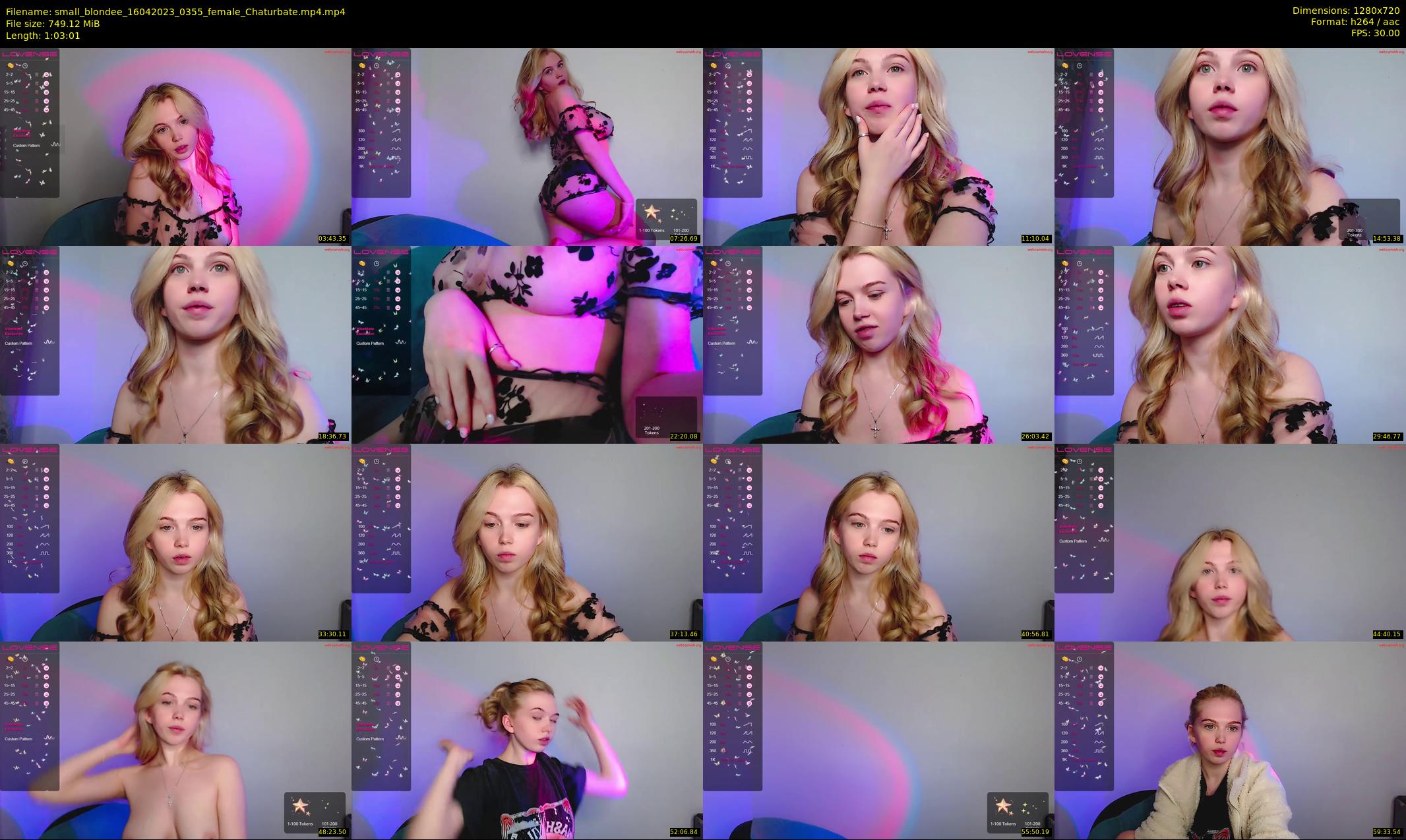 small_blondee — 64 minute Chaturbate female cam show recording, 720p, Apr 16, 2023