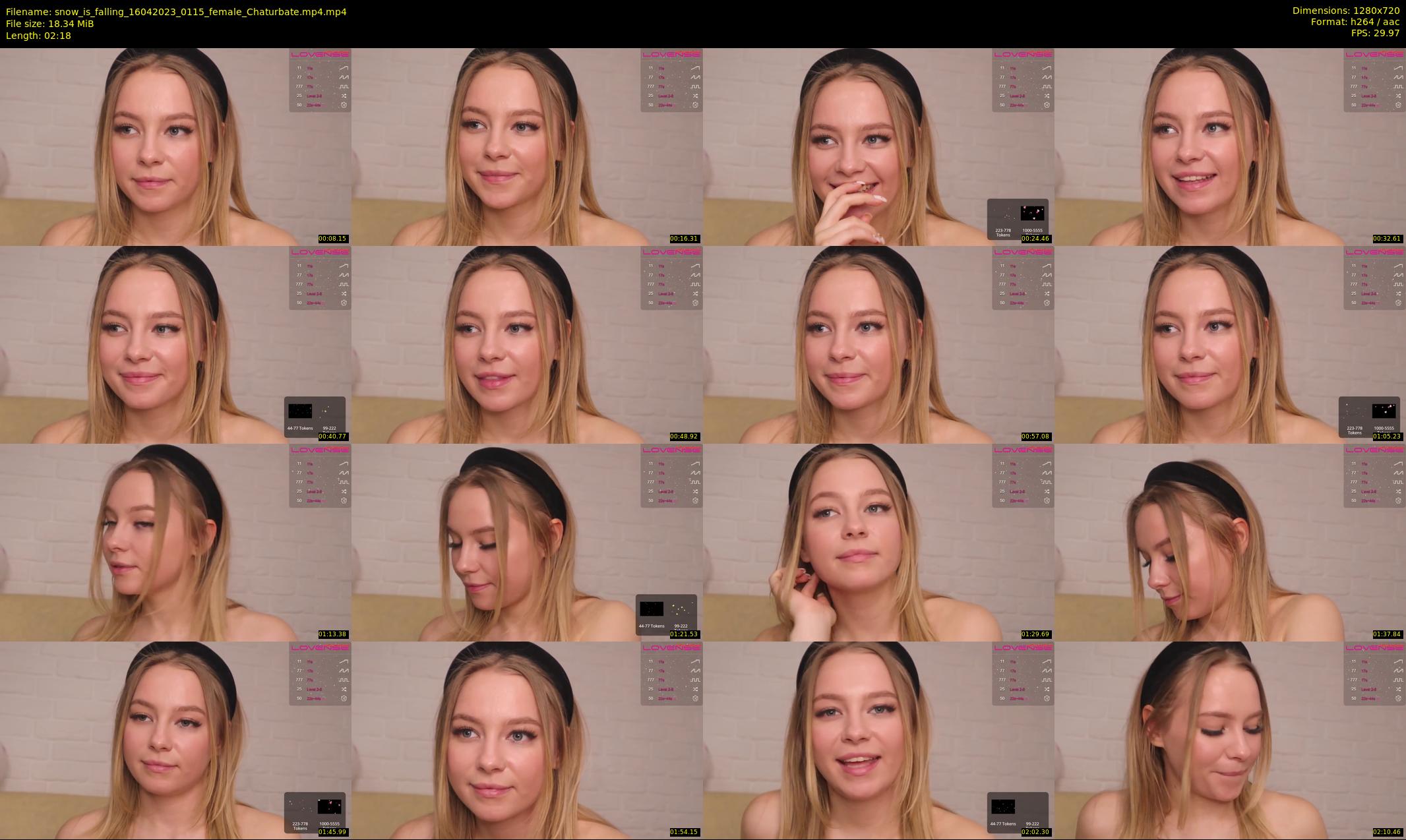 snow_is_falling — 3 minute Chaturbate female cam show recording, 720p, Apr 16, 2023
