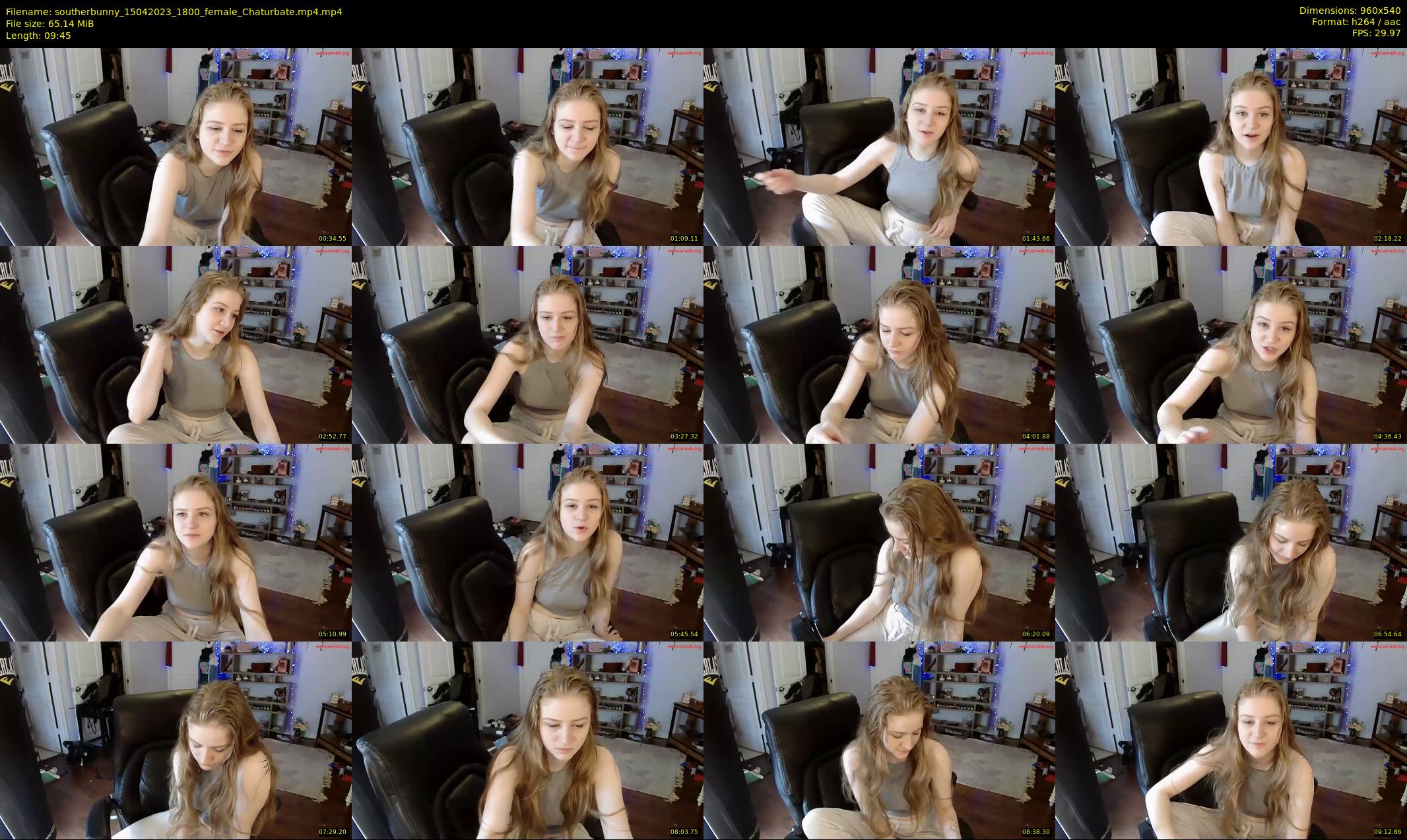 southerbunny — 10 minute Chaturbate female cam show recording, 480p, Apr 15, 2023