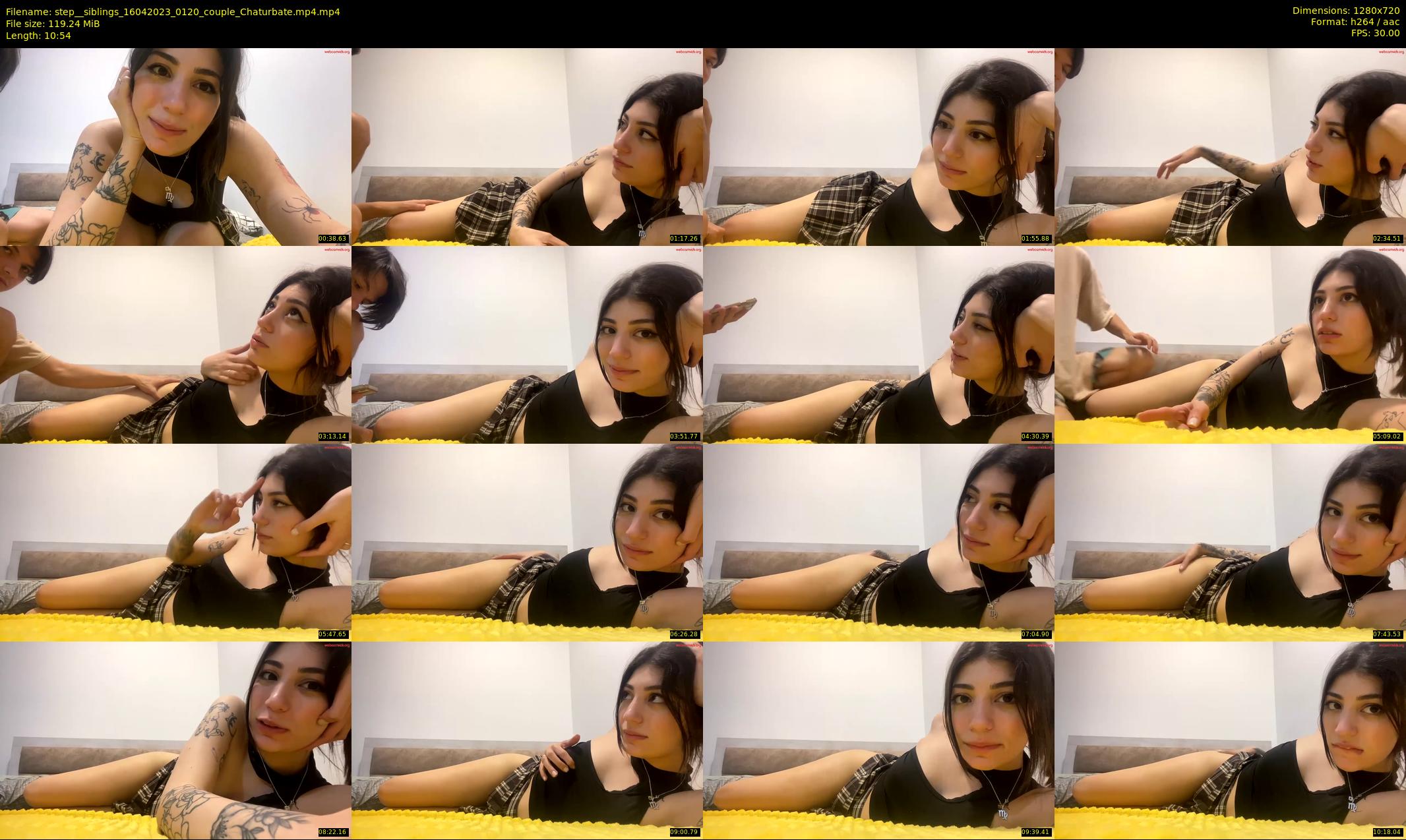 step__siblings — 11 minute Chaturbate couple cam show recording, 720p, Apr 16, 2023