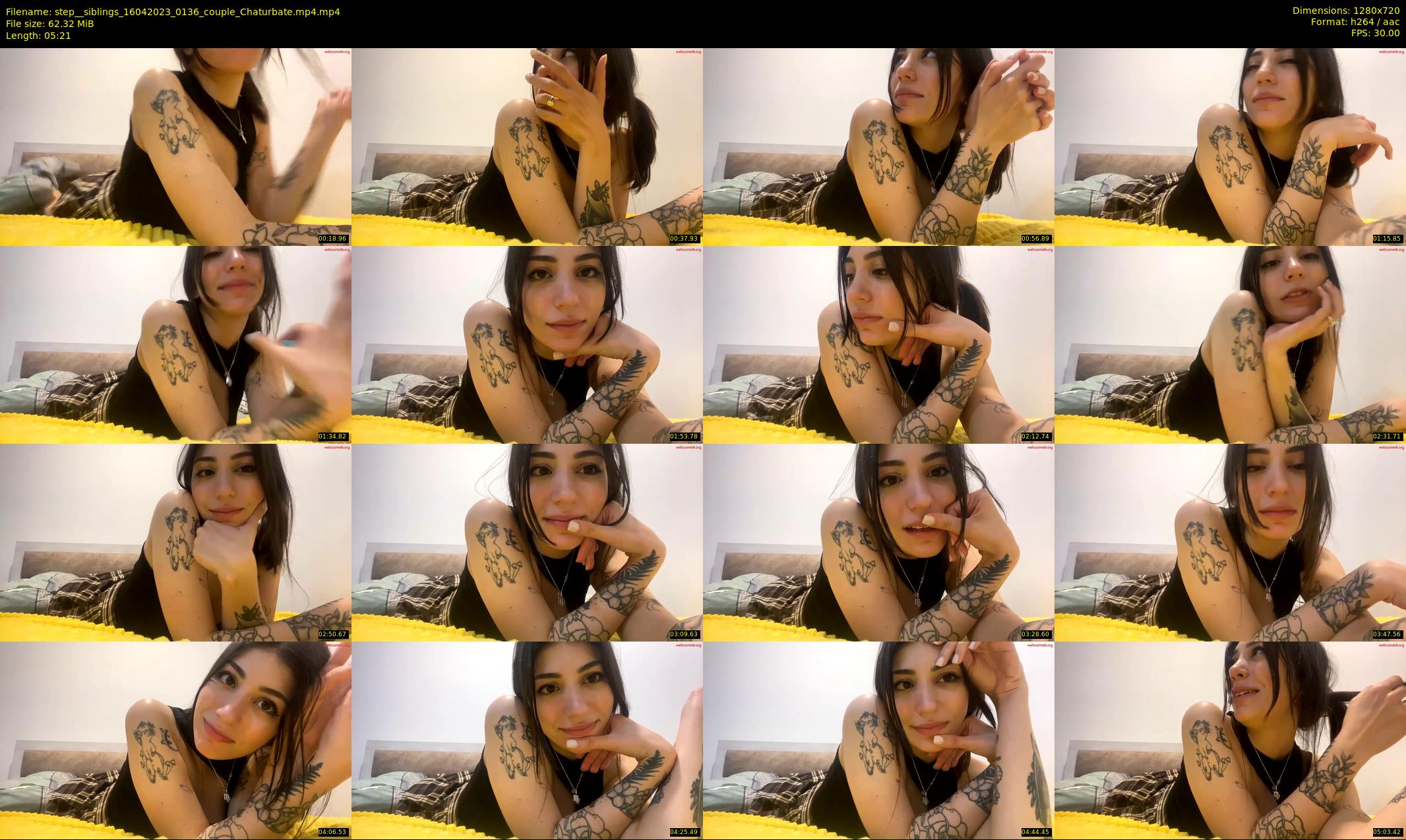 step__siblings — 6 minute Chaturbate couple cam show recording, 720p, Apr 16, 2023