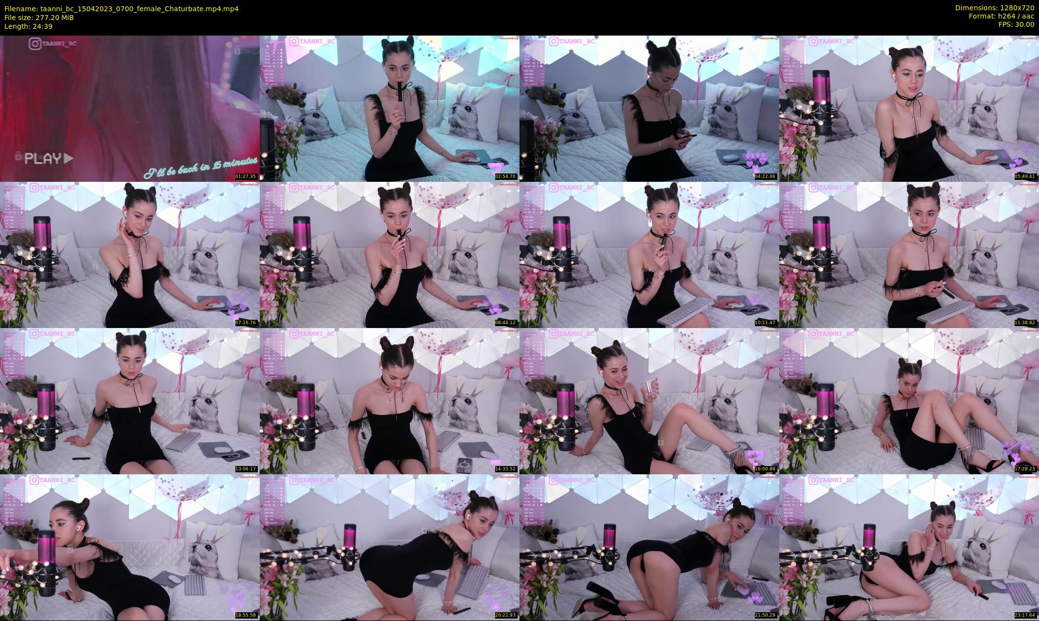 taanni_bc — 25 minute Chaturbate female cam show recording, 720p, Apr 15, 2023