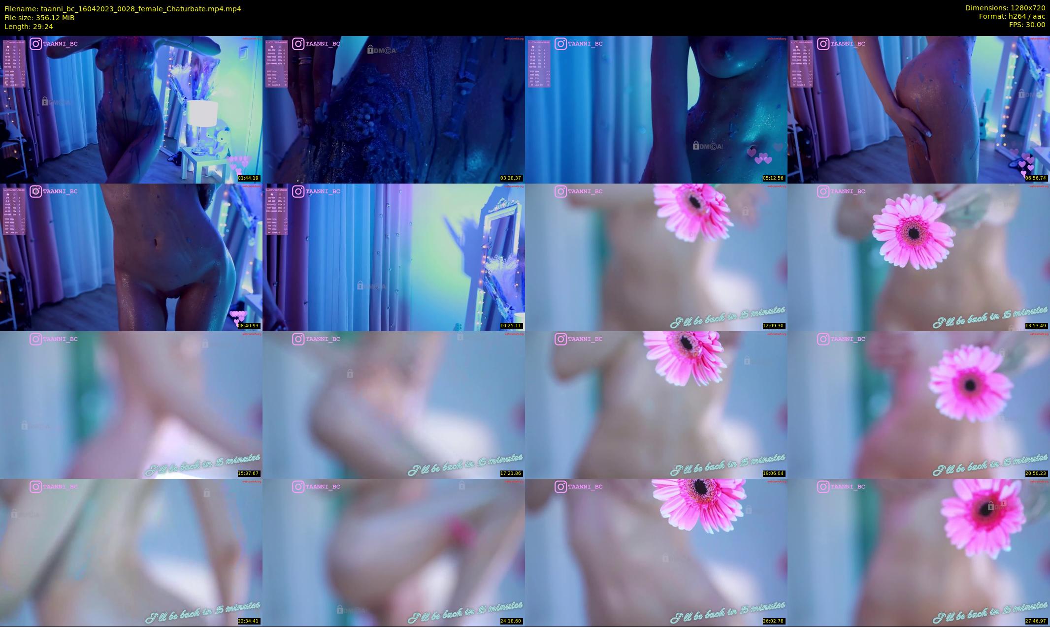 taanni_bc — 30 minute Chaturbate female cam show recording, 720p, Apr 16, 2023