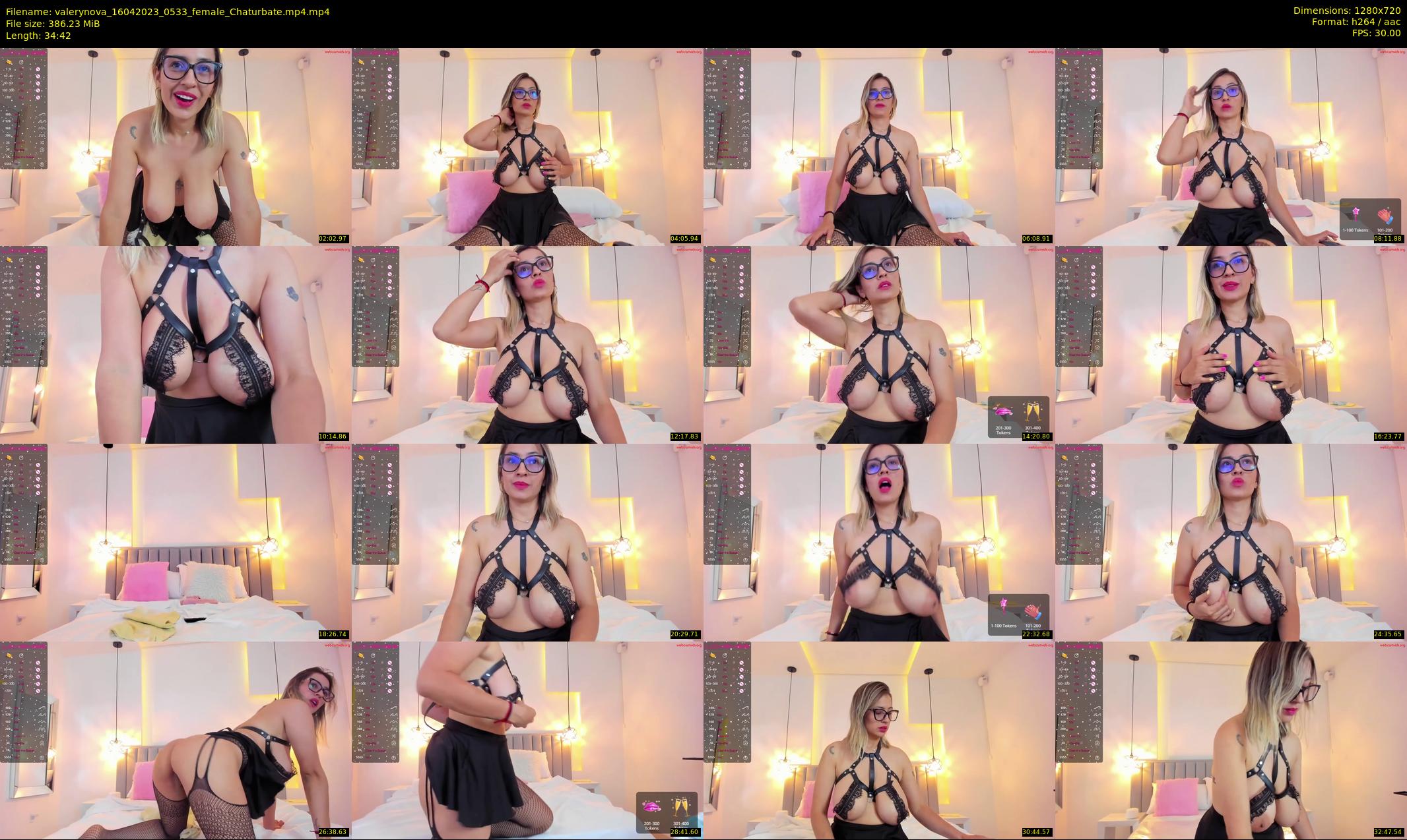 valerynova — 35 minute Chaturbate female cam show recording, 720p, Apr 16, 2023