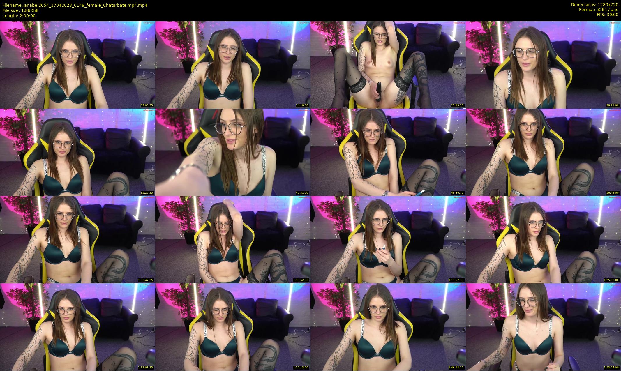 anabel2054 — 120 minute Chaturbate female cam show recording, 720p, Apr 17, 2023