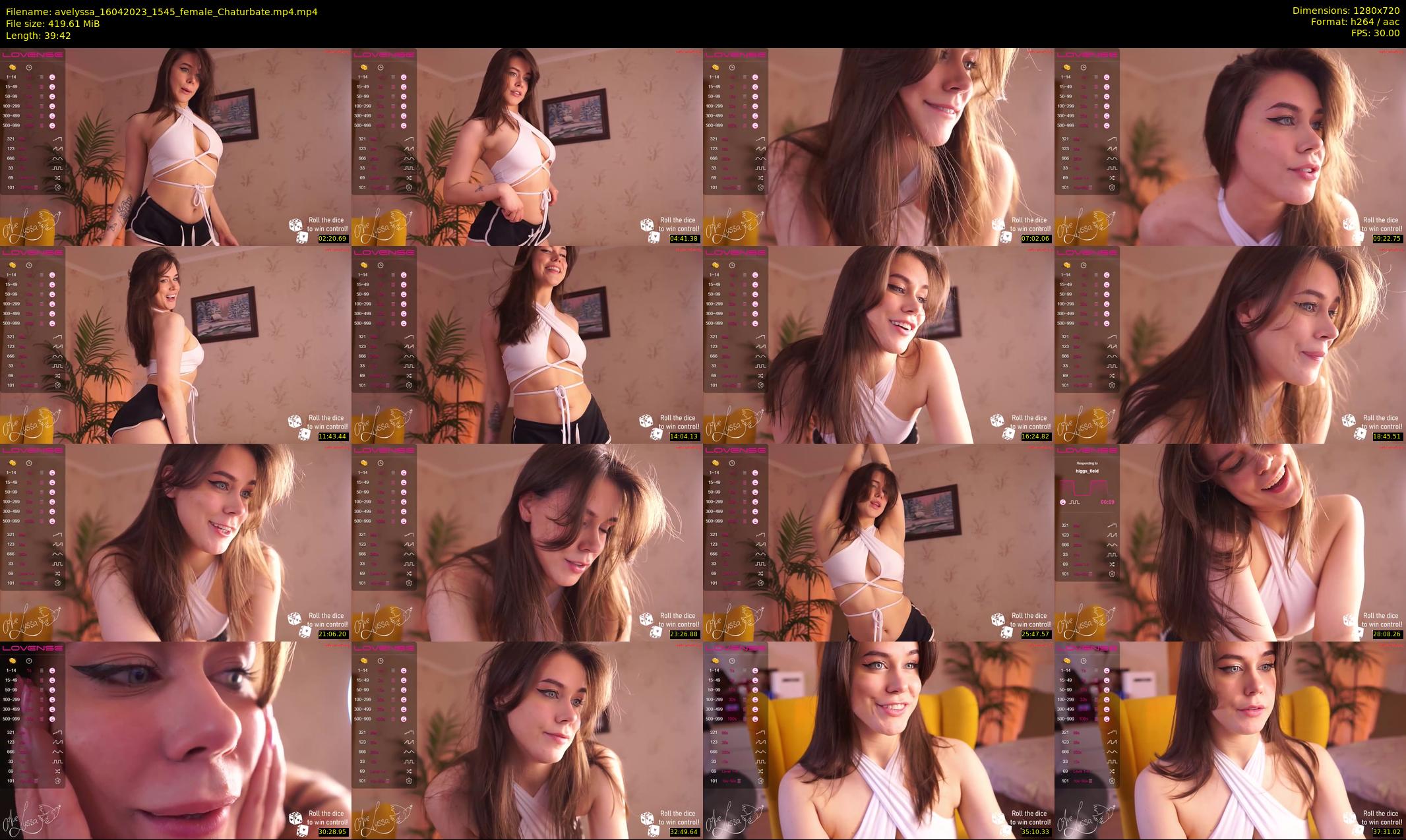 avelyssa — 40 minute Chaturbate female cam show recording, 720p, Apr 16, 2023