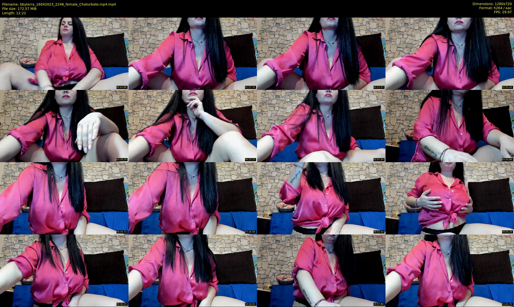 bbylarra — 13 minute Chaturbate couple cam show recording, 720p, Apr 16, 2023