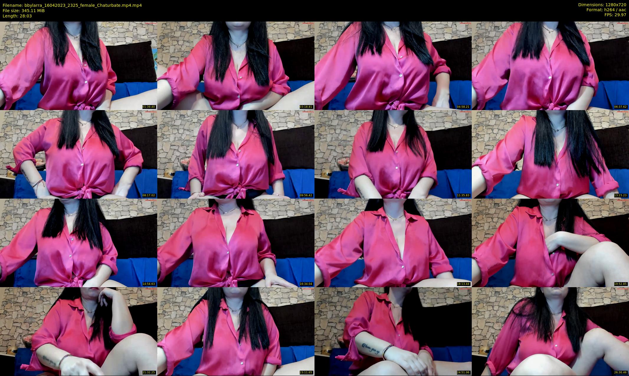 bbylarra — 29 minute Chaturbate couple cam show recording, 720p, Apr 16, 2023