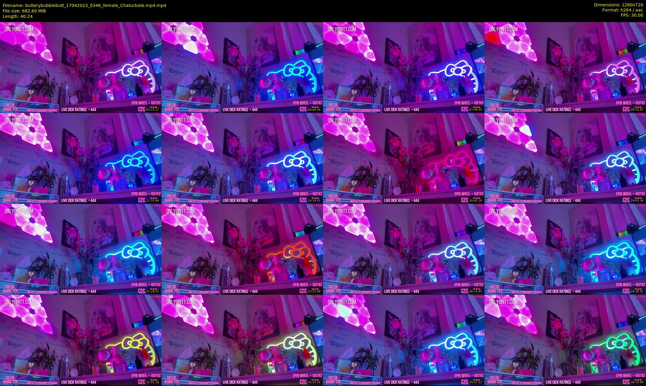 butterybubblebutt — 41 minute Chaturbate couple cam show recording, 720p, Apr 17, 2023