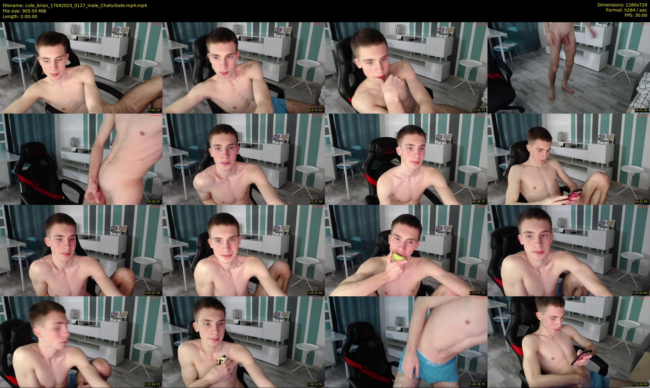 cute_brian — 120 minute Chaturbate male cam show recording, 720p, Apr 17, 2023