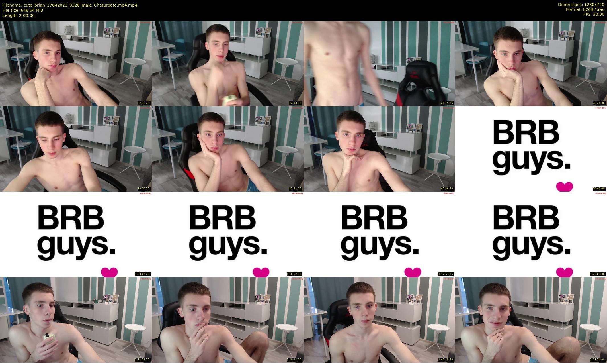 cute_brian — 120 minute Chaturbate male cam show recording, 720p, Apr 17, 2023