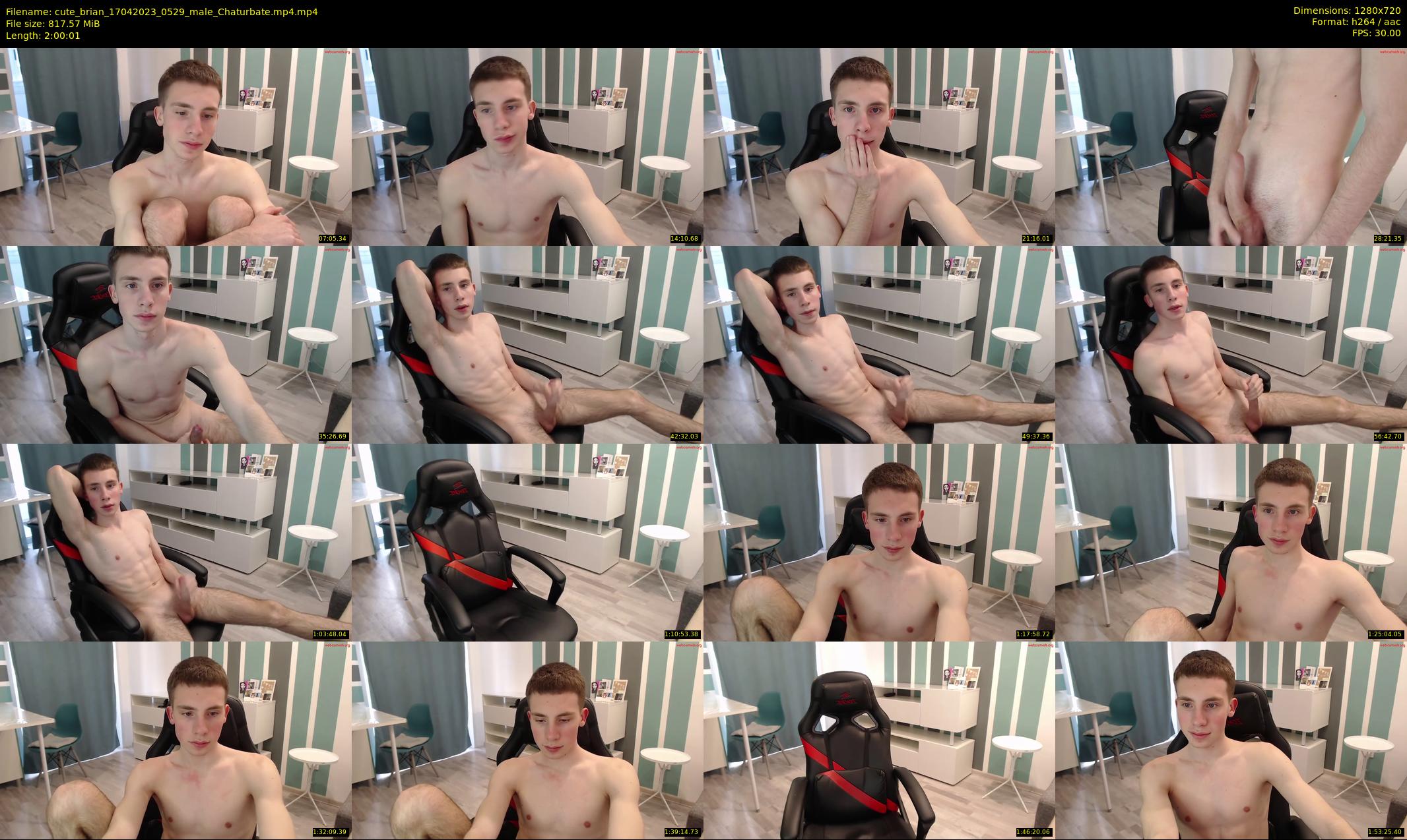 cute_brian — 121 minute Chaturbate male cam show recording, 720p, Apr 17, 2023