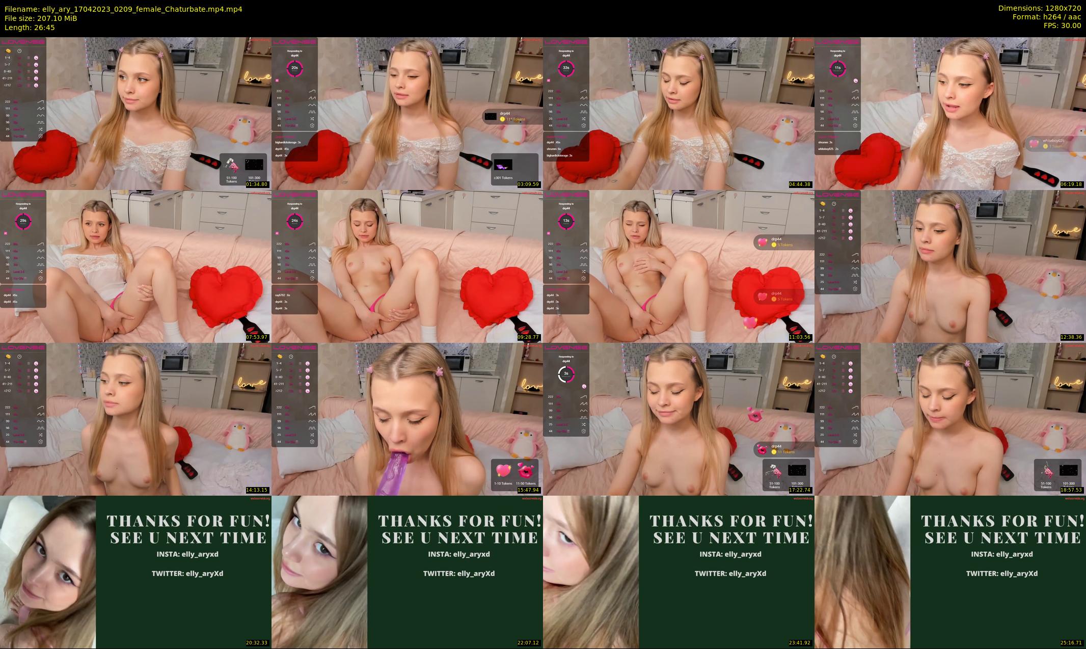 elly_ary — 27 minute Chaturbate female cam show recording, 720p, Apr 17, 2023