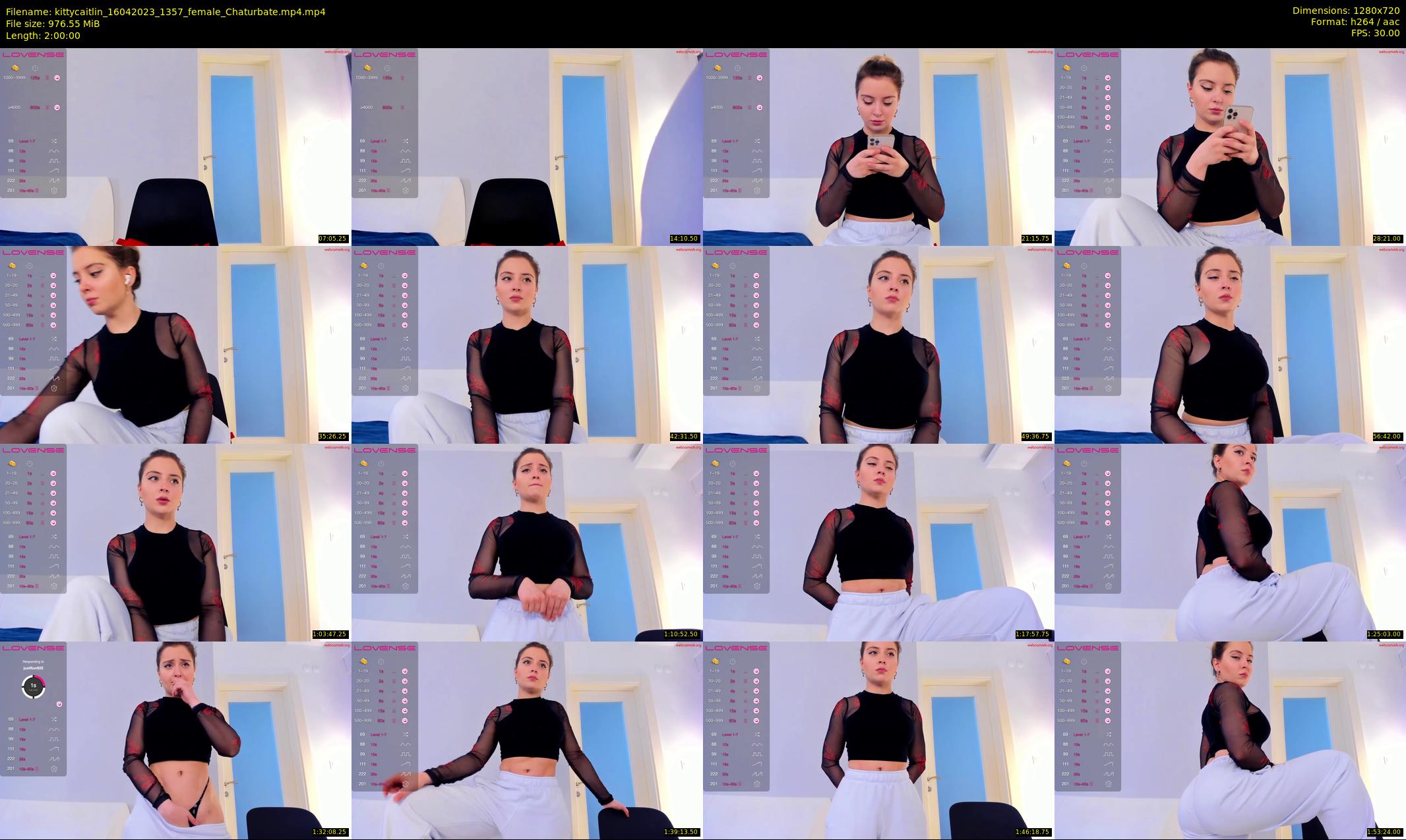kittycaitlin — 120 minute Chaturbate female cam show recording, 720p, Apr 16, 2023
