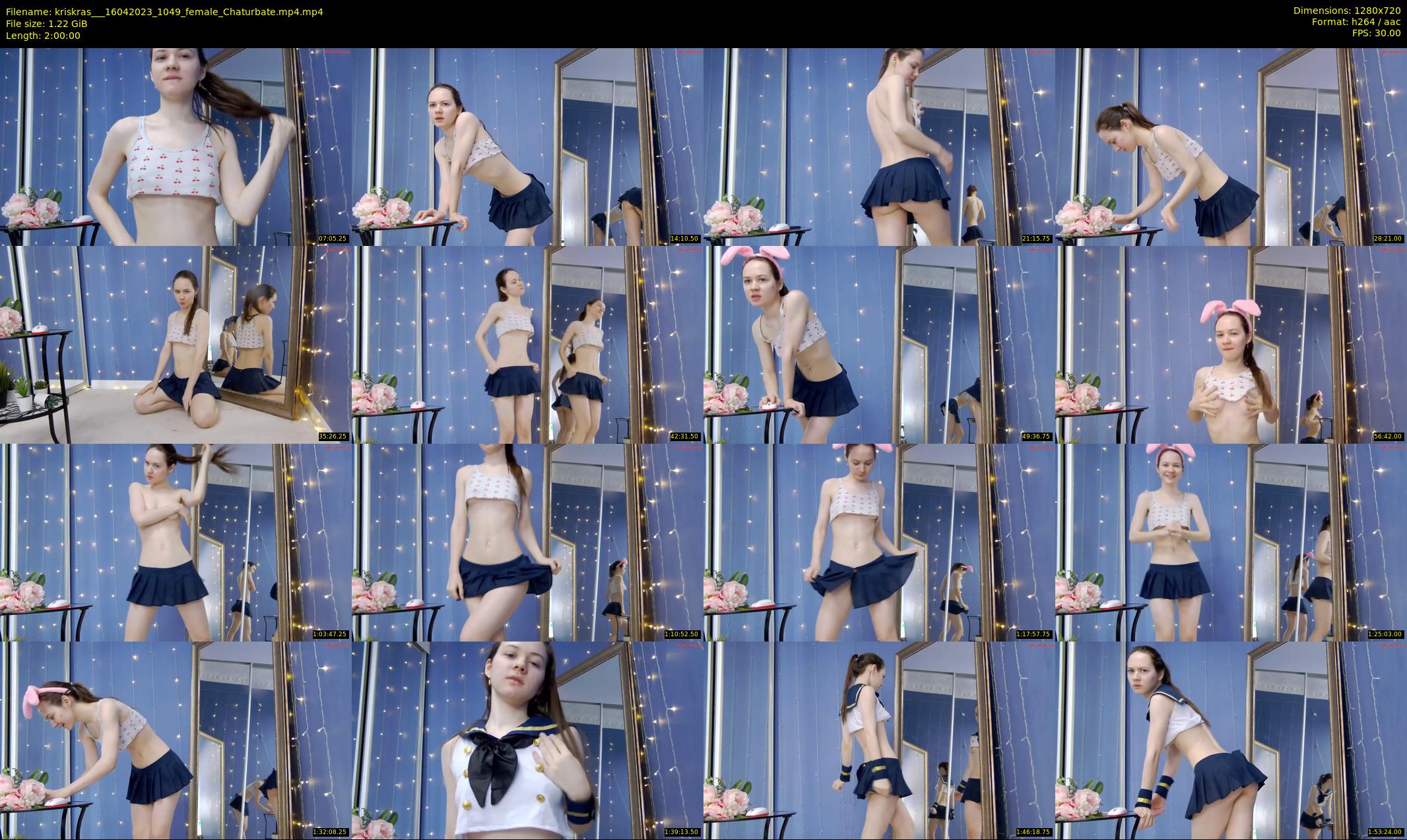 kriskras__ — 120 minute Chaturbate female cam show recording, 720p, Apr 16, 2023